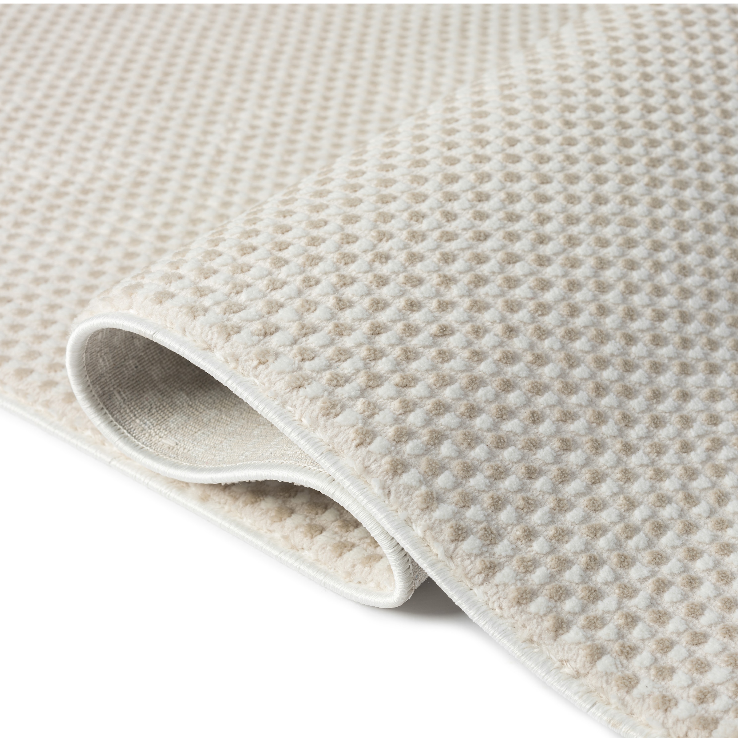 Sehrazat Teppich »Nora 5600 , auch als Läufer« rechteckig 10 mm Höhe Kurzflor, grafisches Hoch Tief  Muster, Wohnzimmer