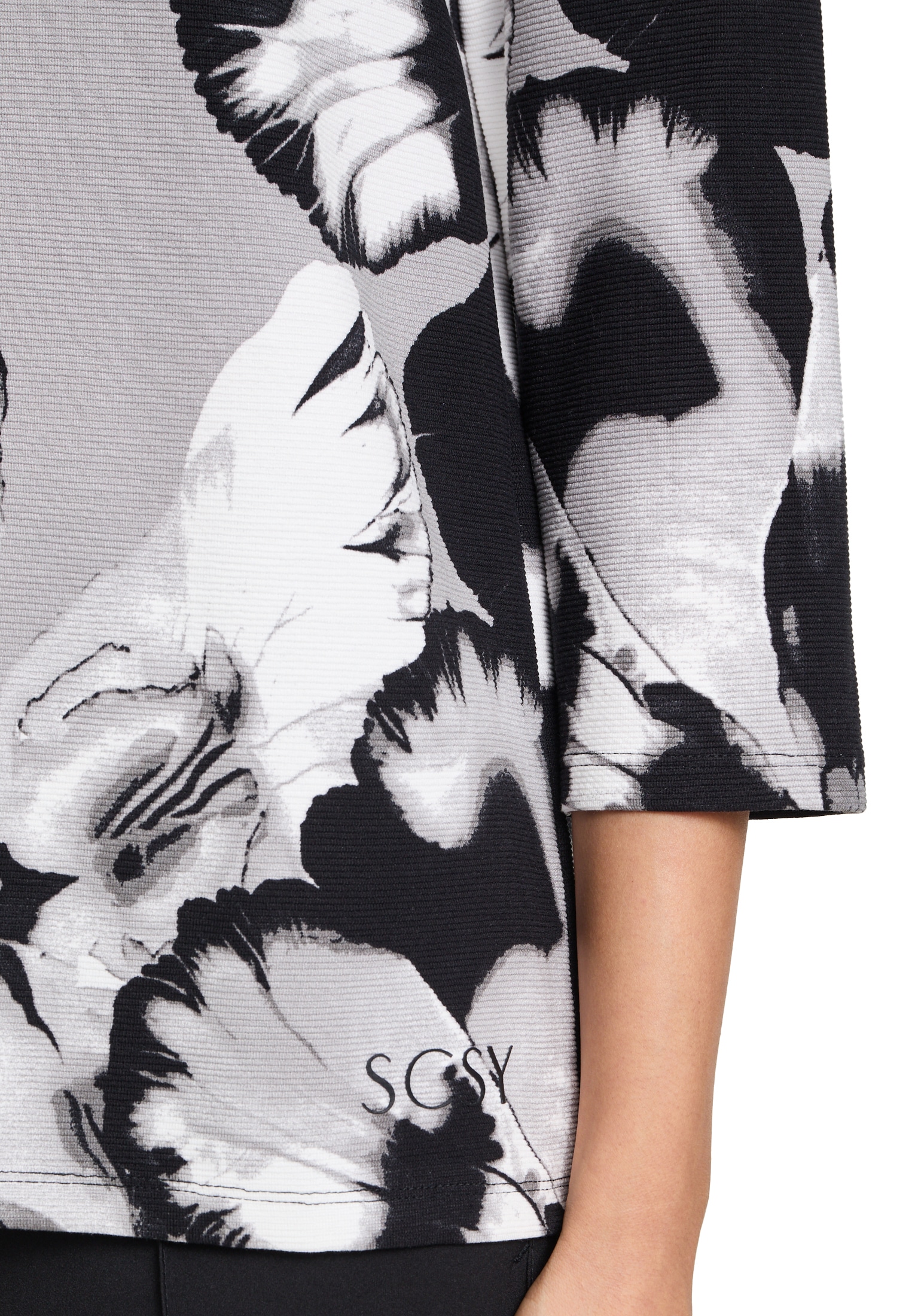 Betty Barclay Sweatshirt »Sweatshirt mit Rippenstruktur«