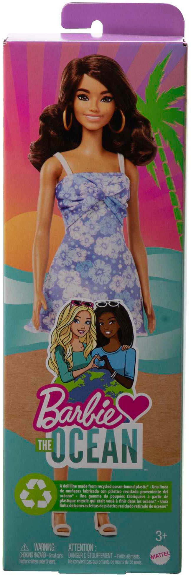 Barbie Anziehpuppe »Loves the Ocean, Refresh - Blue«, aus recyceltem Material