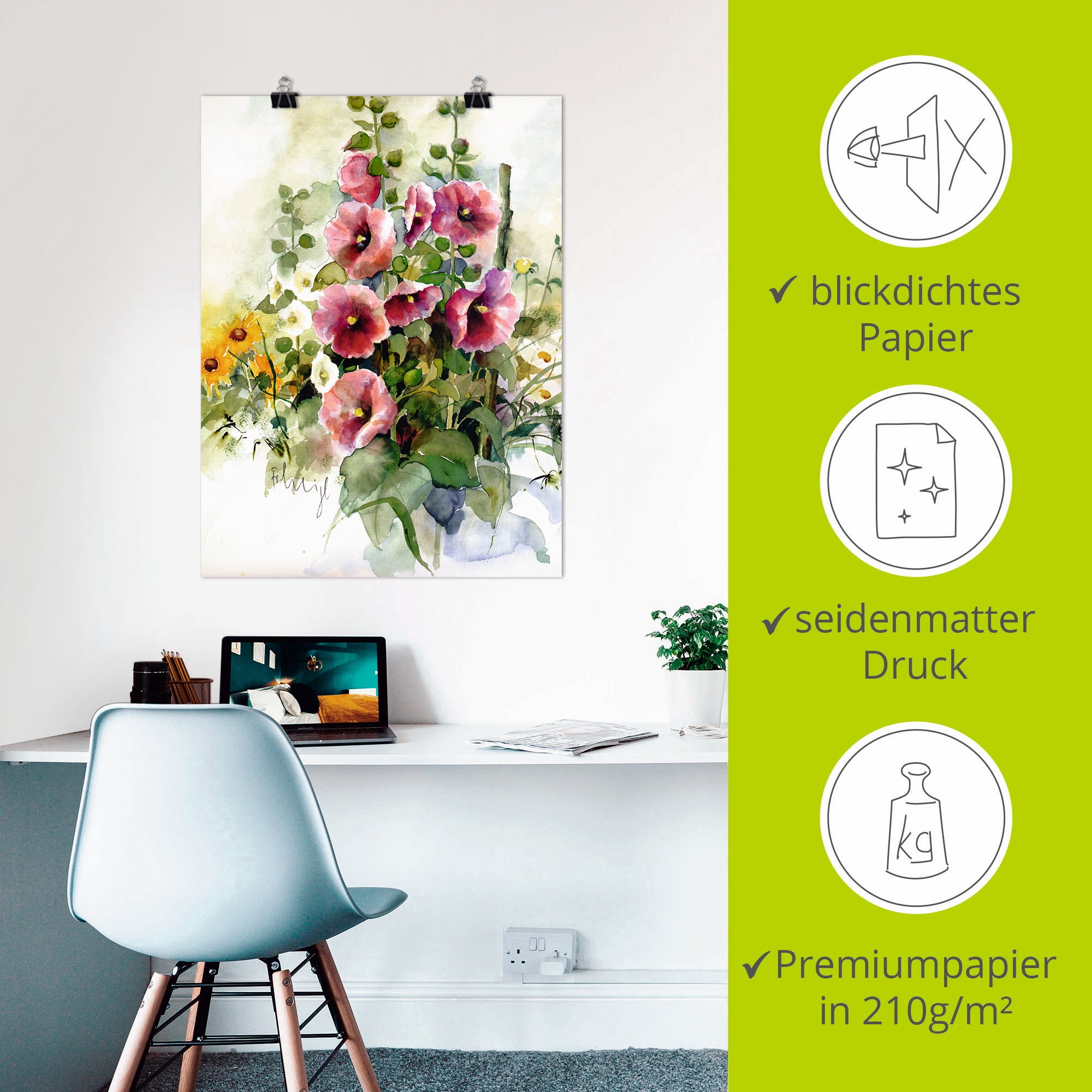 Artland Wandbild »Blumen Zusammenstellung I«, Blumen, (1 St.), als Leinwandbild, Poster in verschied. Größen