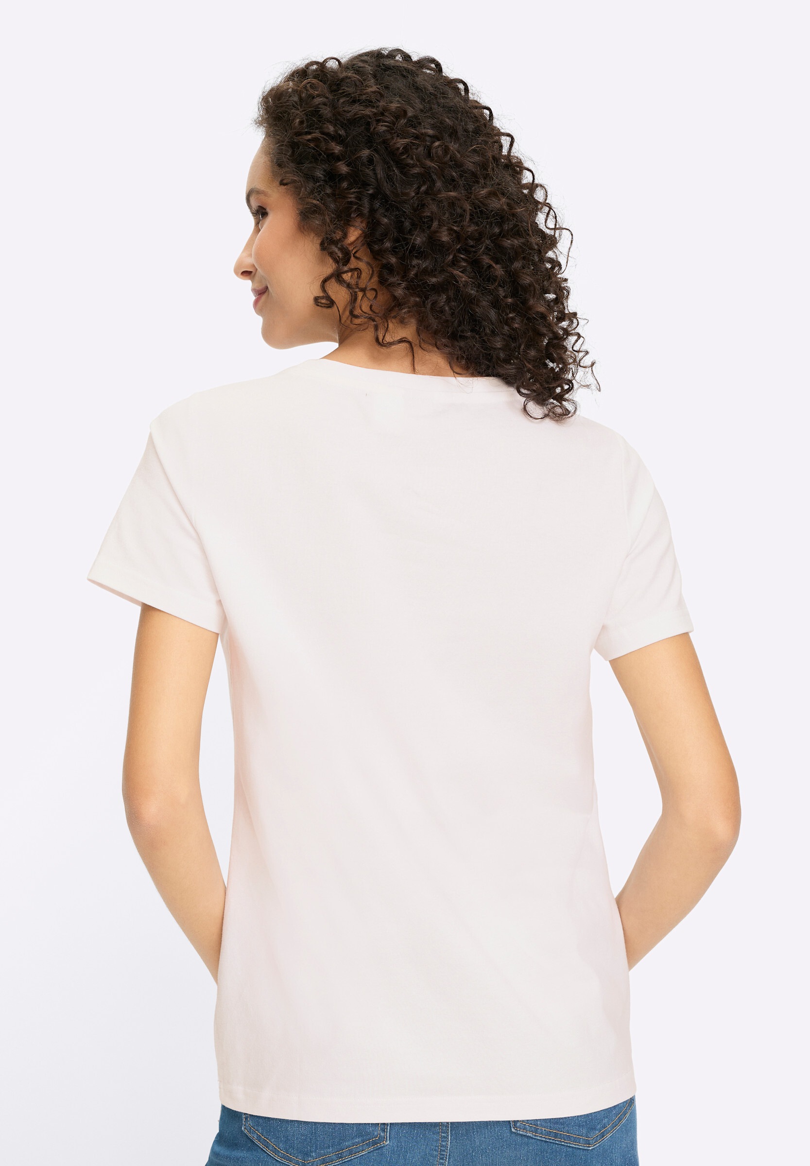 heine T-Shirt »T-Shirt Kurzarmshirt mit Ketten-Print«