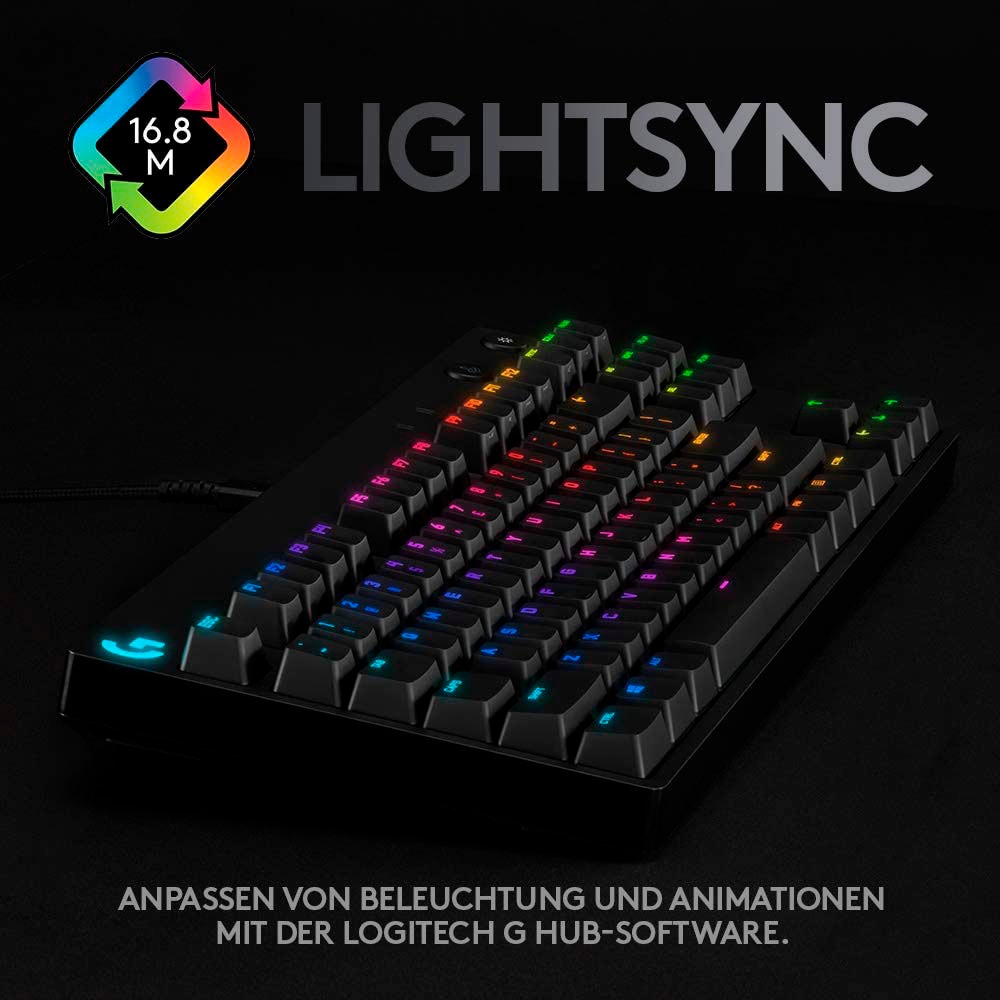 Logitech G Gaming-Tastatur »G PRO Mechanical Gaming Keyboard Clicky«, (Ziffernblock), Nummernblock