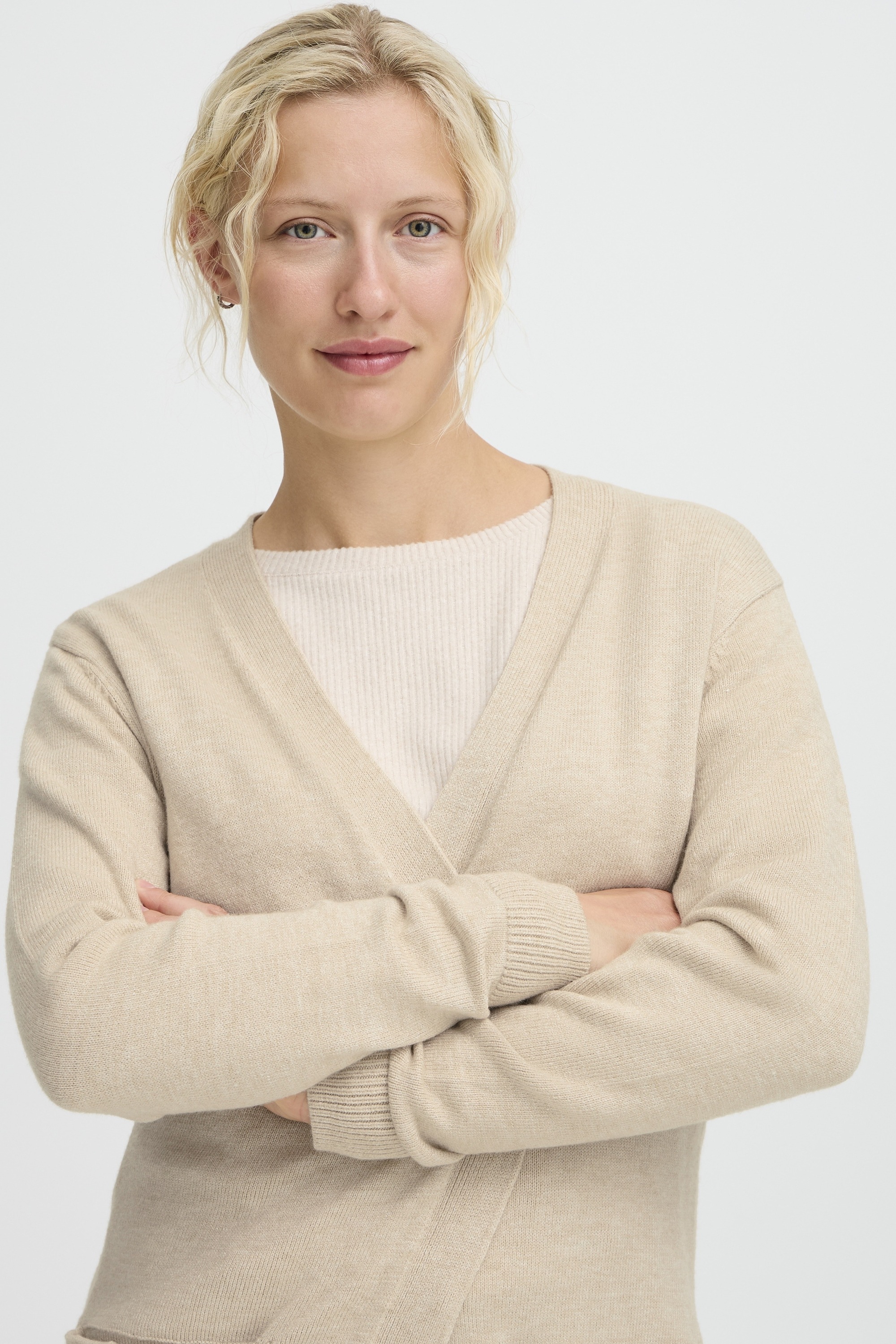 b.young Strickjacke »Damen Langarm BYNONINA«