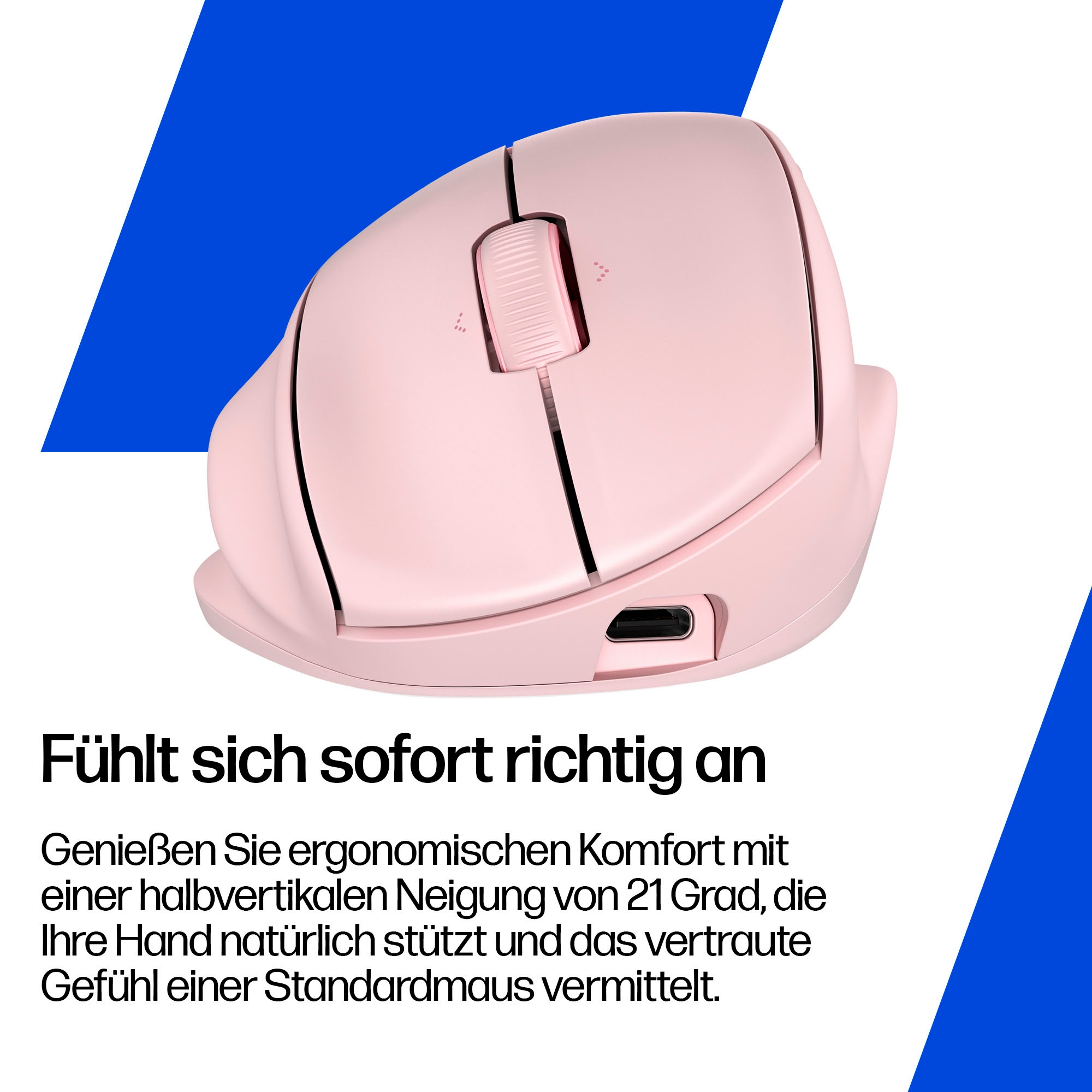 HP ergonomische Maus »720M« Bluetooth | Funk