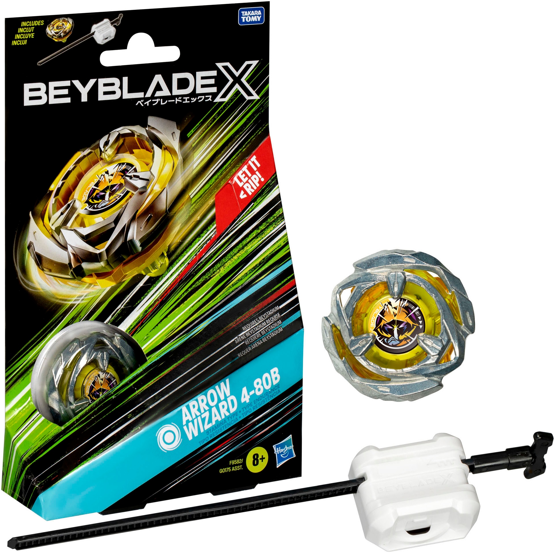 Hasbro Speed-Kreisel »Beyblade X Arrow Wizard 4-80B Starter Pack«