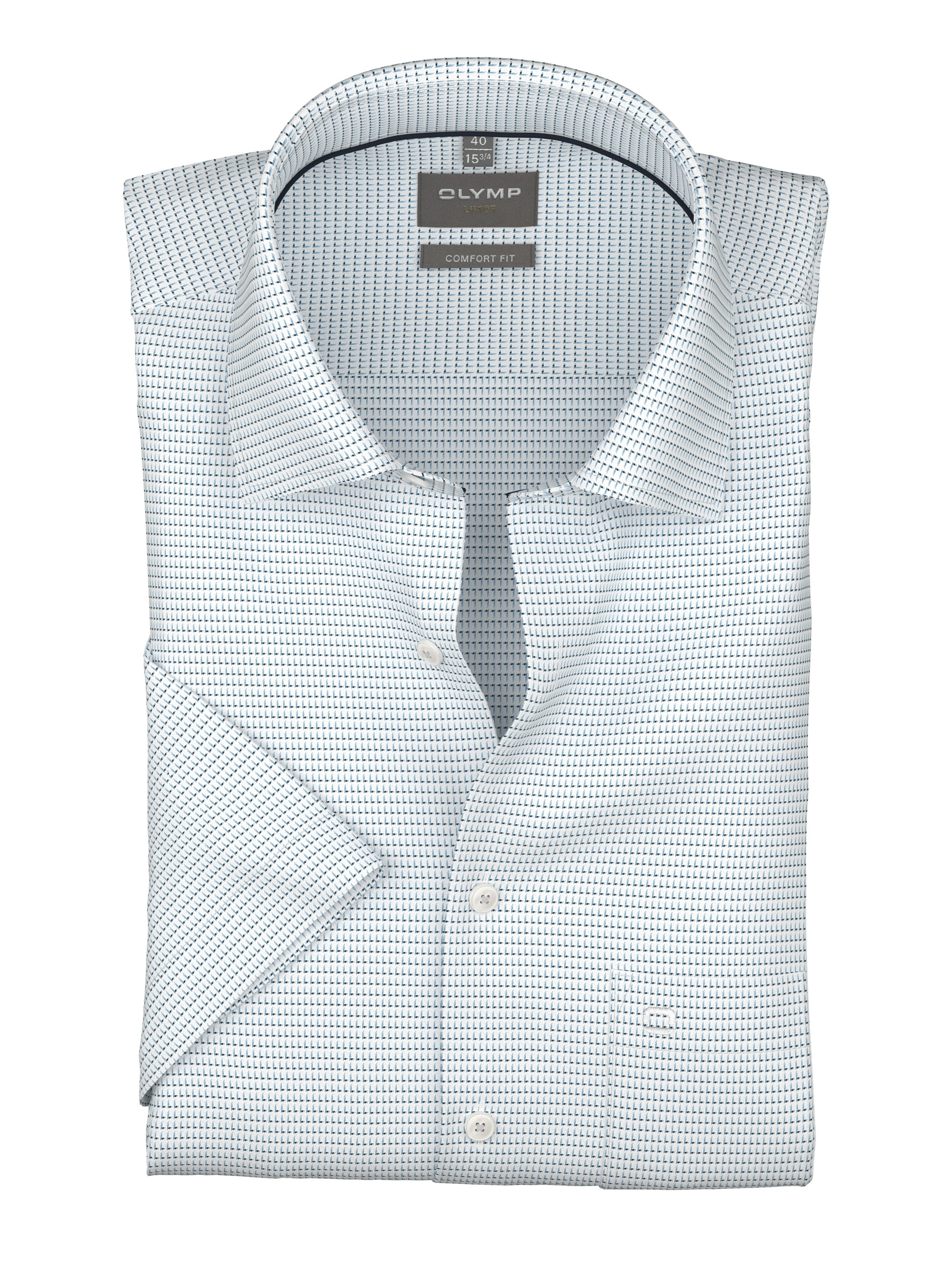 OLYMP Kurzarmhemd »Luxor« Businesshemd, comfort fit, New-Kentkragen