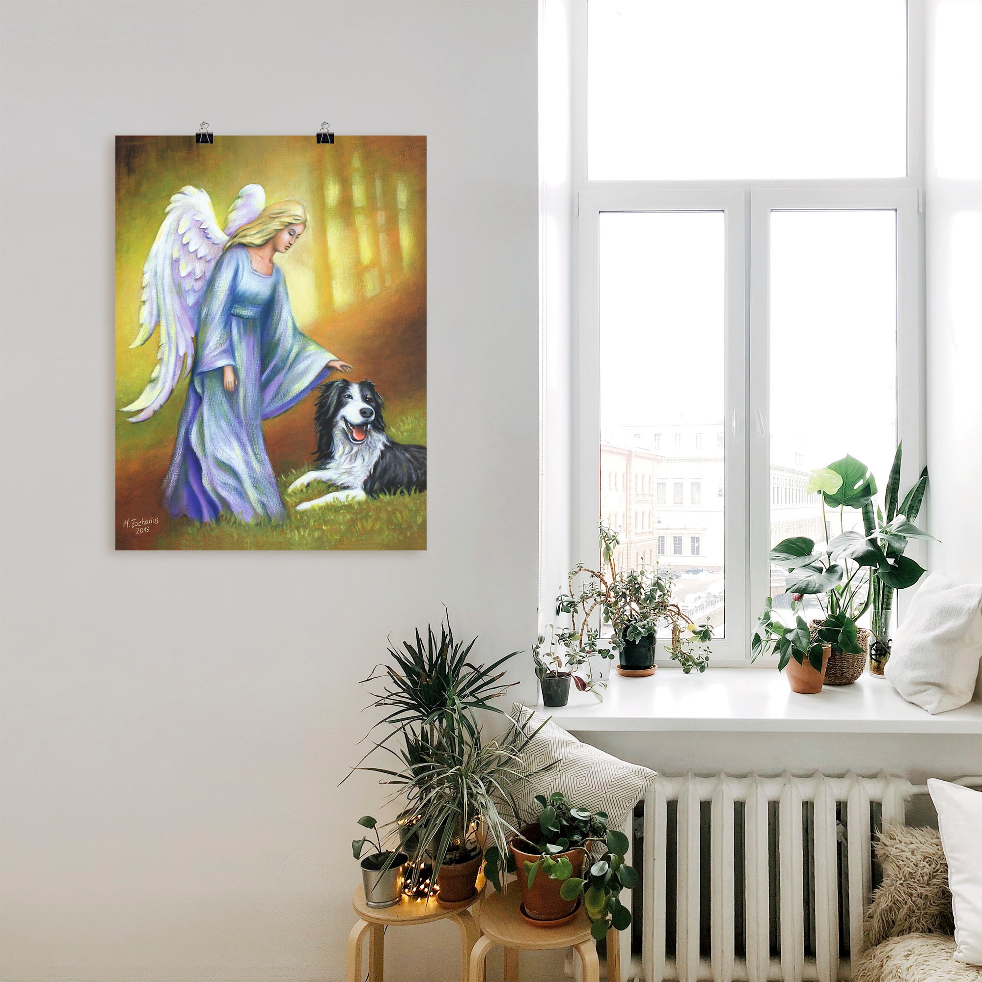 Artland Wandbild »Mein Freund es ist Zeit«, Spirituelle Bilder, (1 St.), als Alubild, Leinwandbild, Wandaufkleber oder Poster in versch. Größen