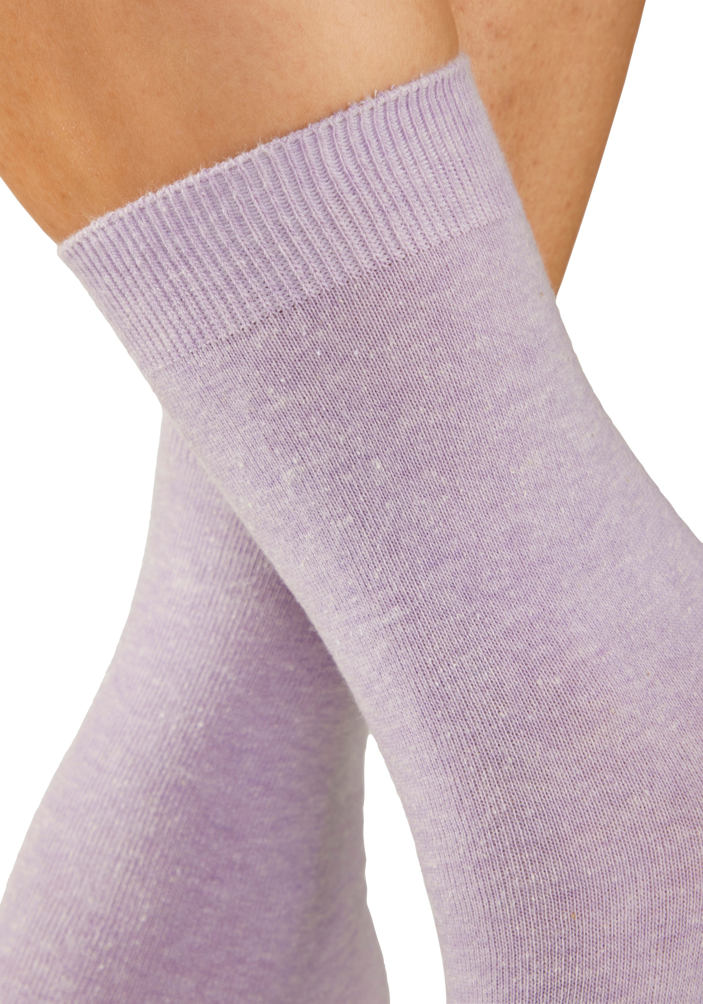 H.I.S Basicsocken »Damensocken, frische melierte Farben; casual« Packung, 20 Paar tlg. Alltagssocken in der Großpackung