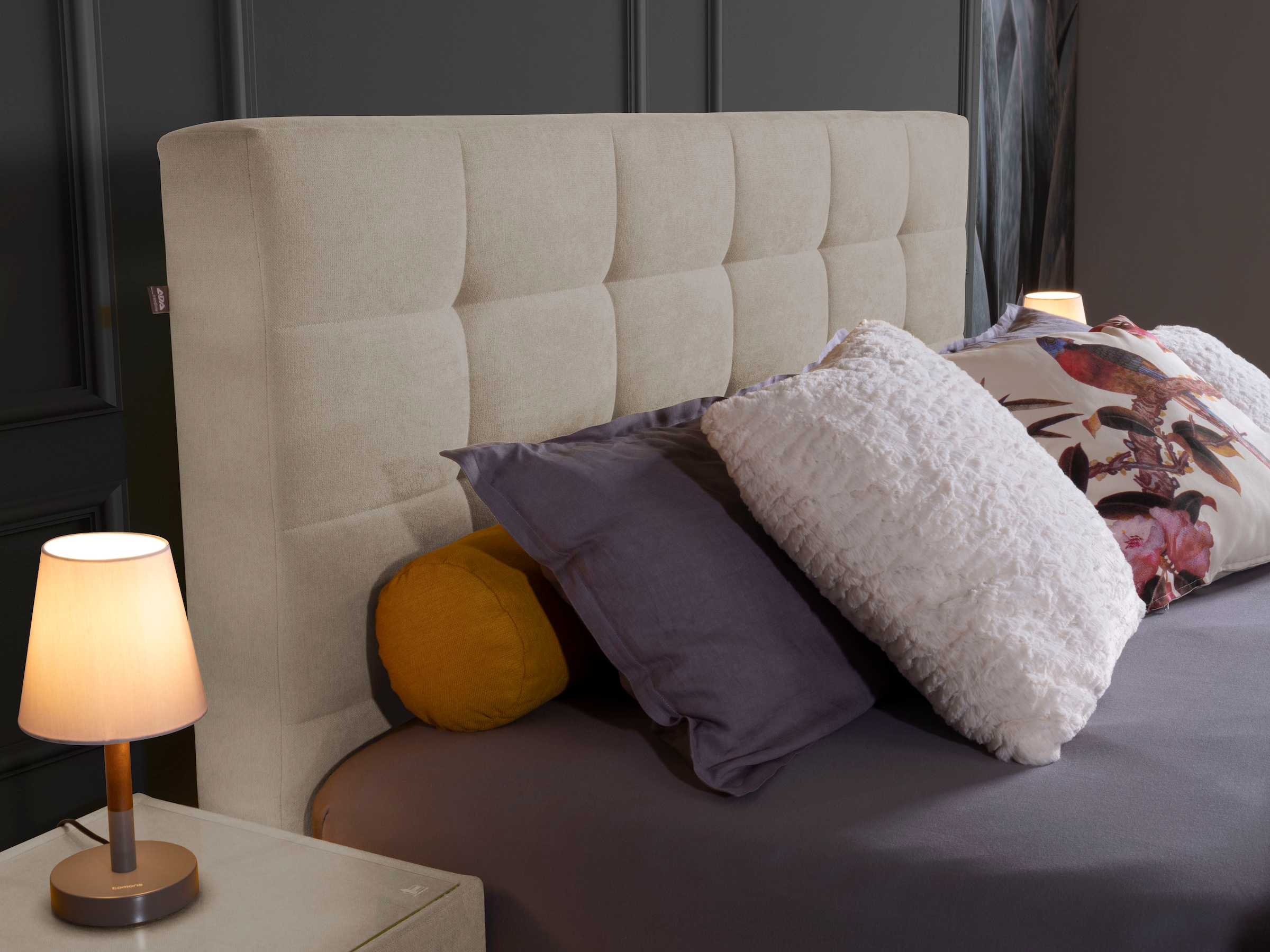 alina Boxspringbett »Neomi«, inklusive Matratze und Topper