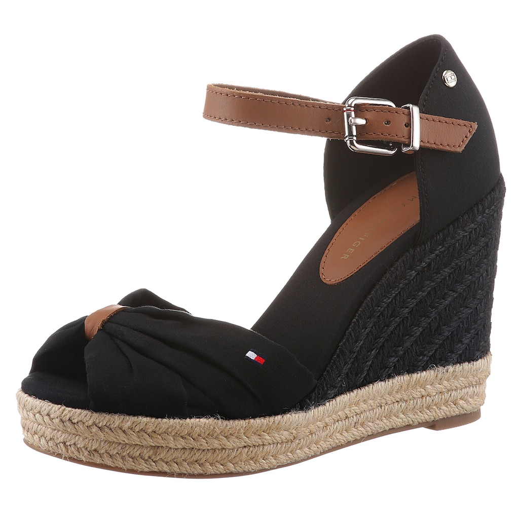 Tommy Hilfiger High-Heel-Sandalette »BASIC OPENED TOE HIGH WEDGE«