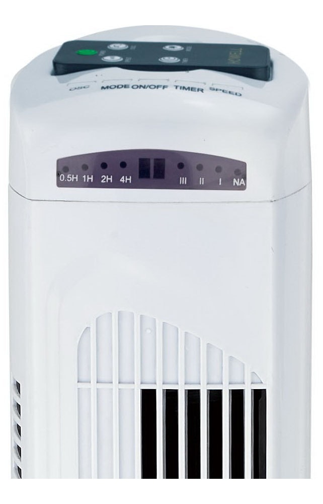 KLARBACH Turmventilator »VS 34568 we«, inkl. Fernbedienung, 7,5 Stunden einstellbarer Timer, 45 Watt Leistung