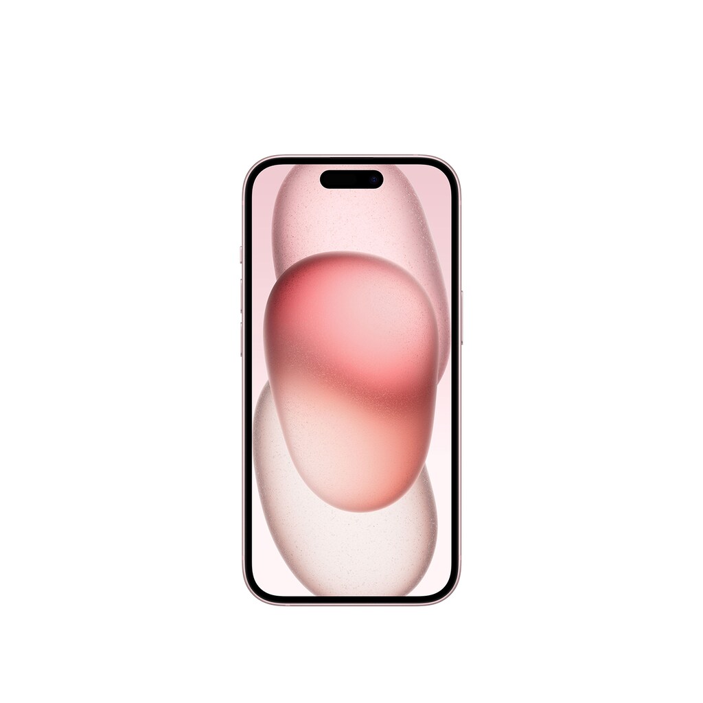 Apple Smartphone »iPhone 15«, Rose, 15,5 cm/6,1 Zoll, 48 MP Kamera