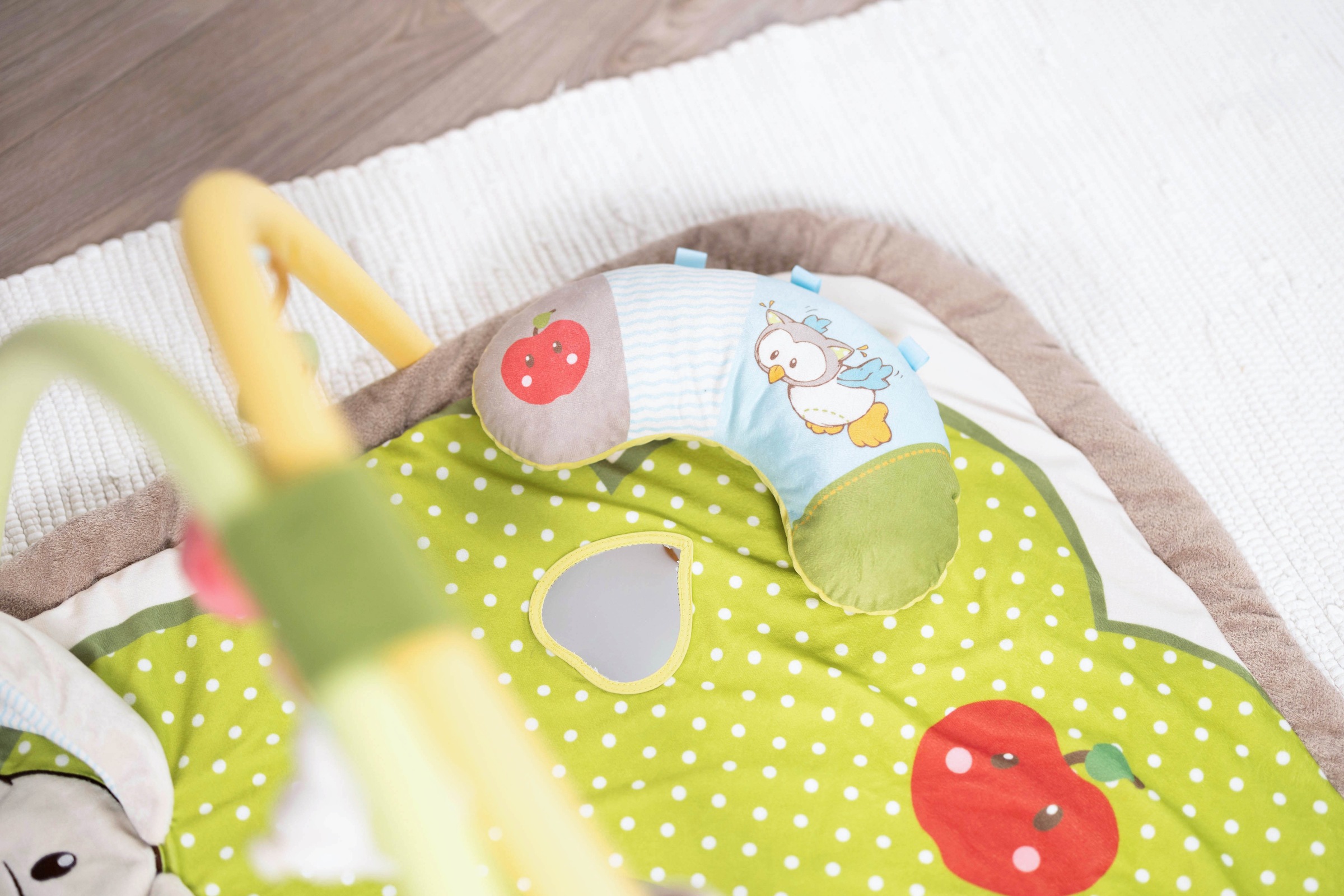 Nici Baby Gym »My First NICI Kollektion, 3-D Activity-Decke«, mit Spielkissen Hase und Eule