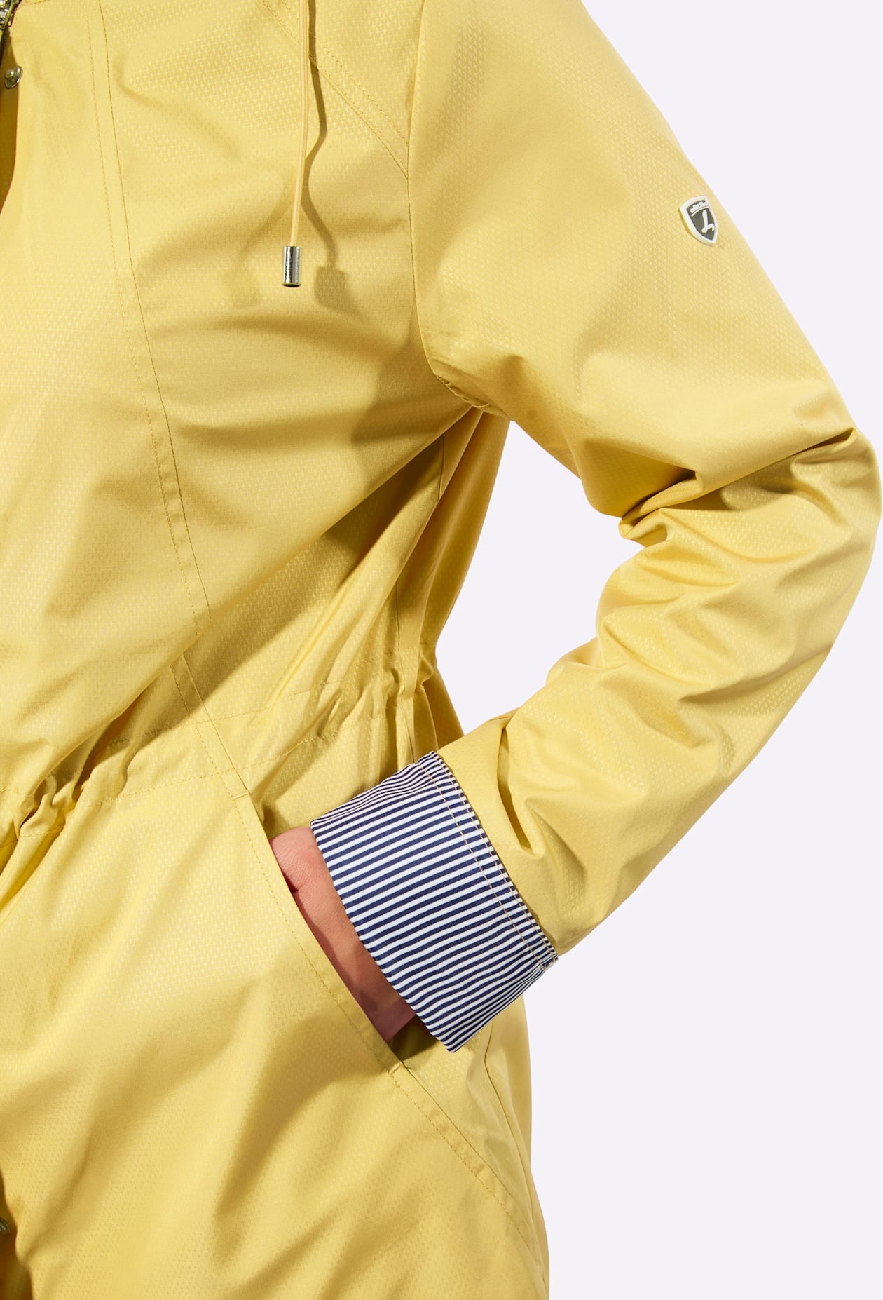 Casual Looks Langjacke mit Kapuze