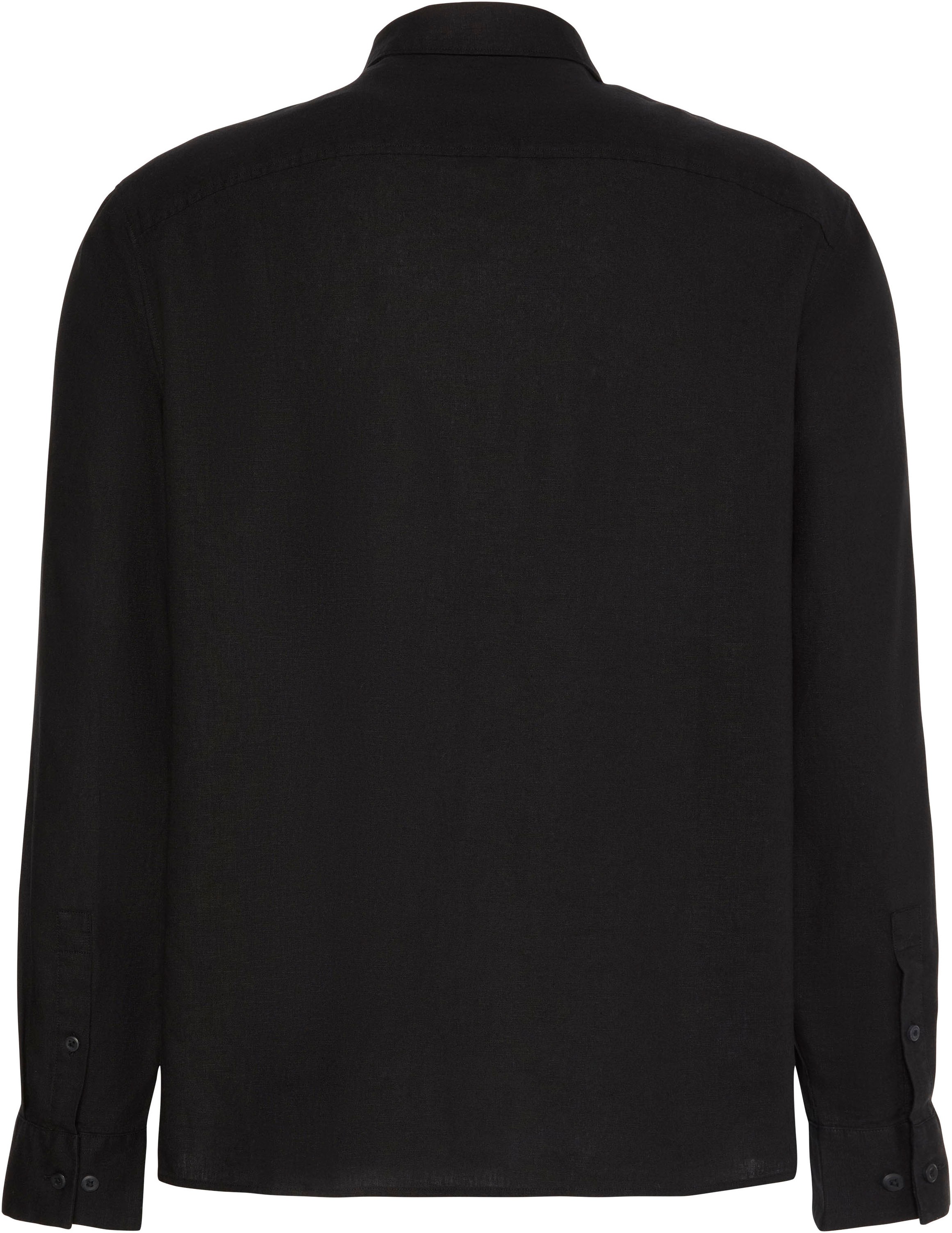 Calvin Klein Leinenhemd »SOLID LINEN CLASSIC« Kentkragen, Regular Fit, Leinen-Viskosemix