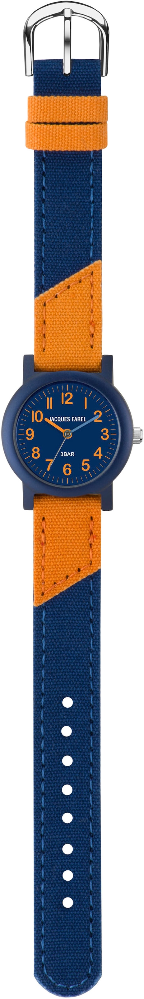Jacques Farel Quarzuhr »ORG 1469«, Armbanduhr, Kinderuhr, ideal auch als Geschenk