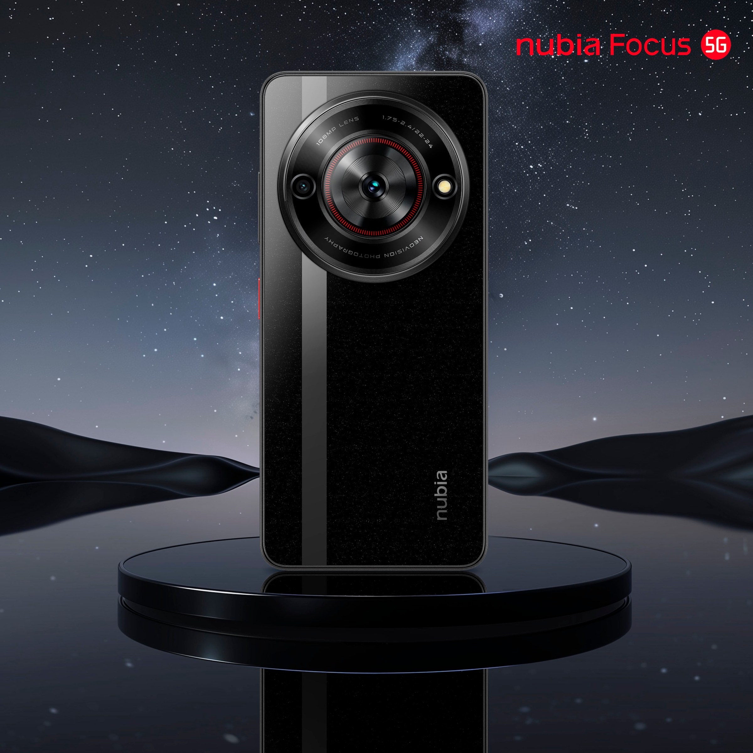 Nubia Smartphone »Focus 5G«, schwarz