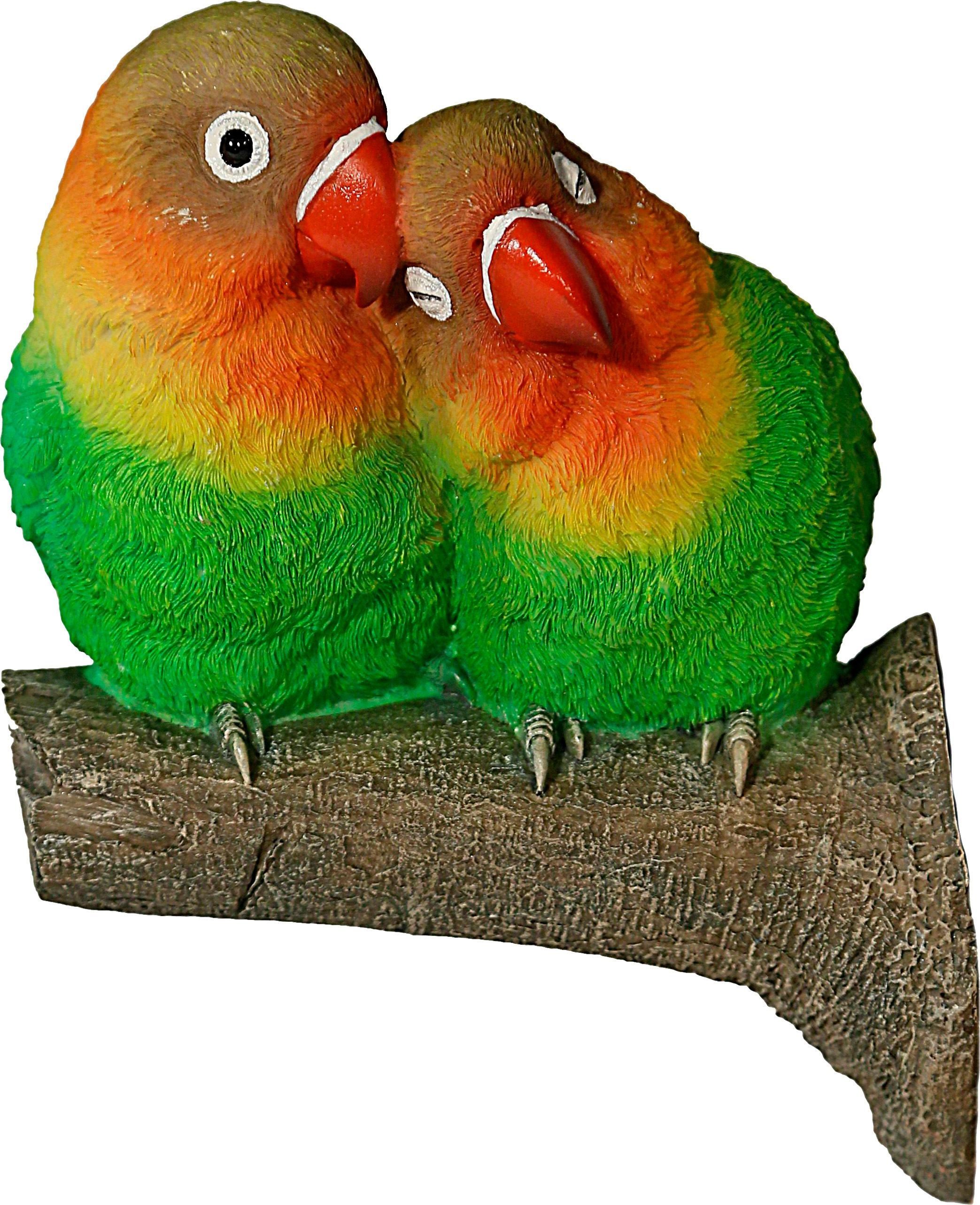 Casa Collection by Jänig Tierfigur, Tierfigur Papageienpärchen auf Ast (Baumbefestigung)