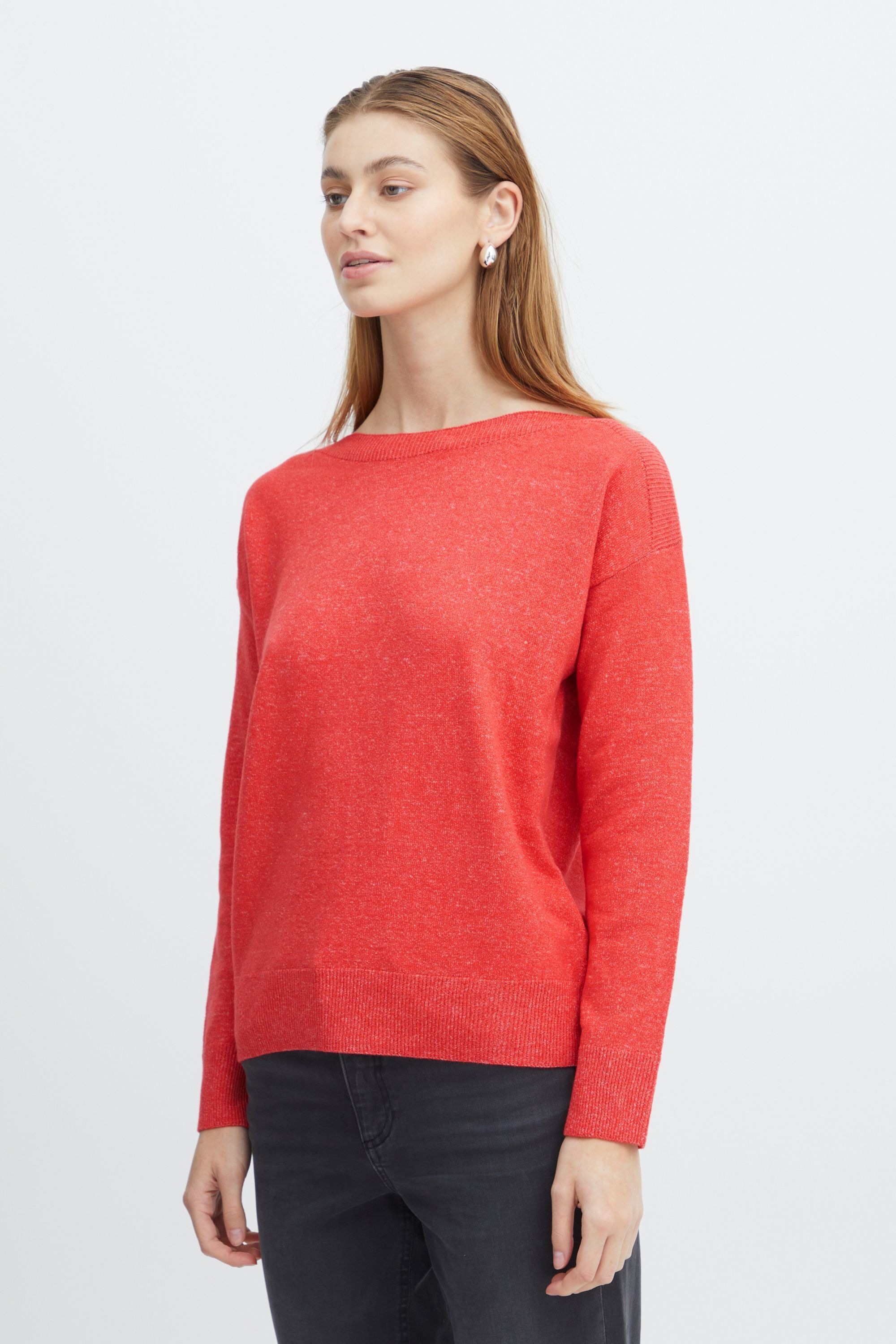 Ichi Strickfleece-Pullover »Strickpullover IHAlpa«