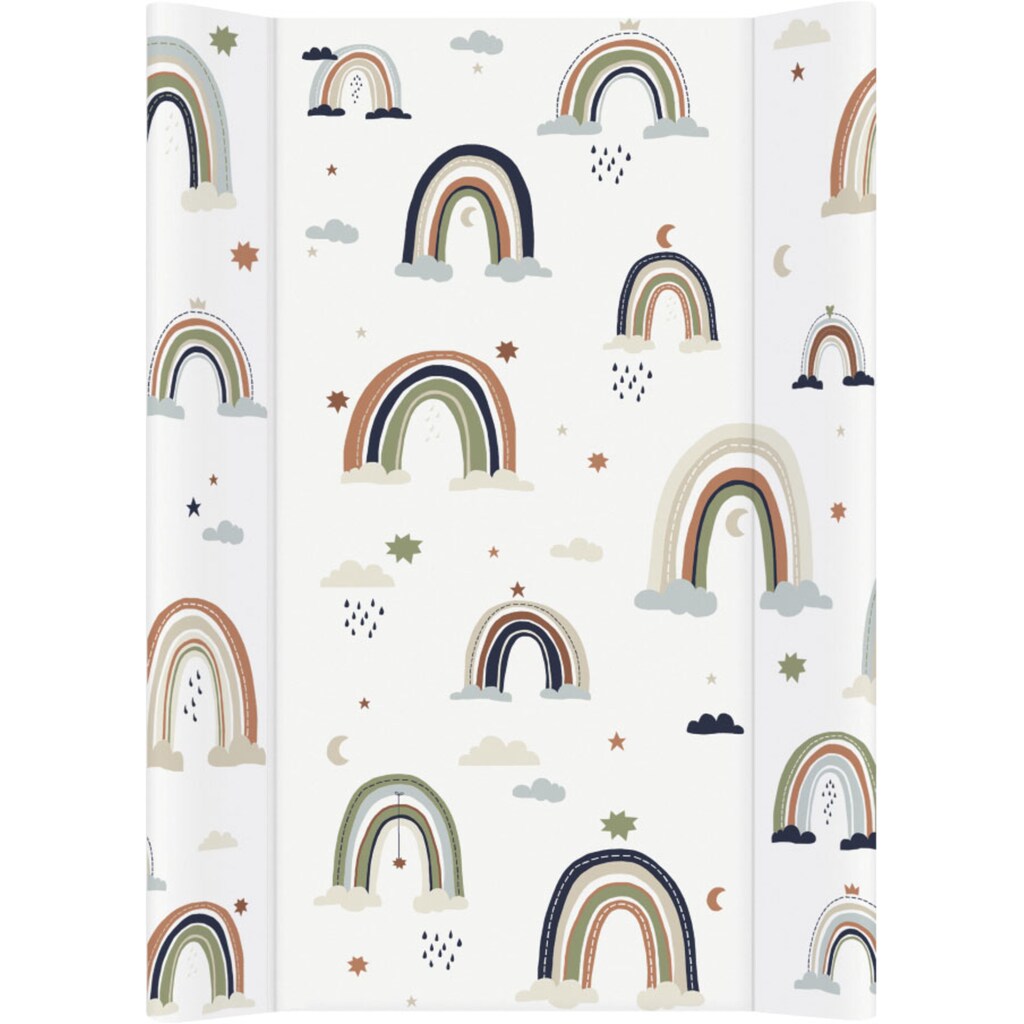 Rotho Babydesign Wickelauflage »Boho Rainbow«, Keilform; Made in Europe