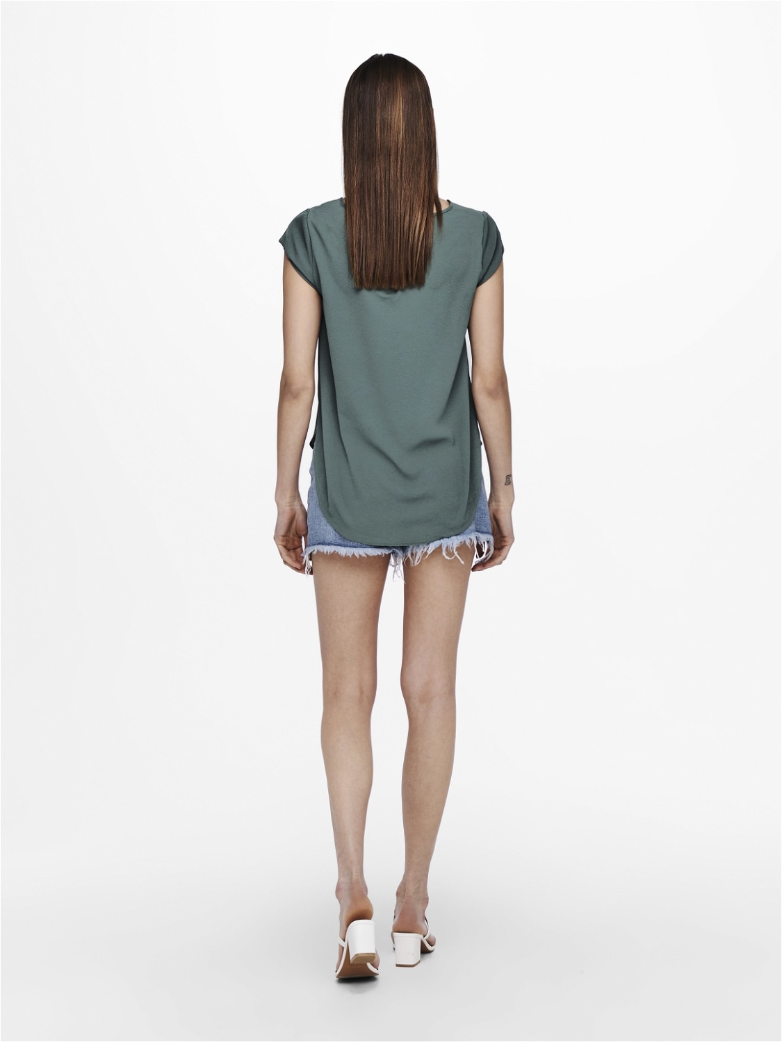 ONLY Kurzarmbluse »ONLVIC S/S SOLID TOP NOOS PTM«