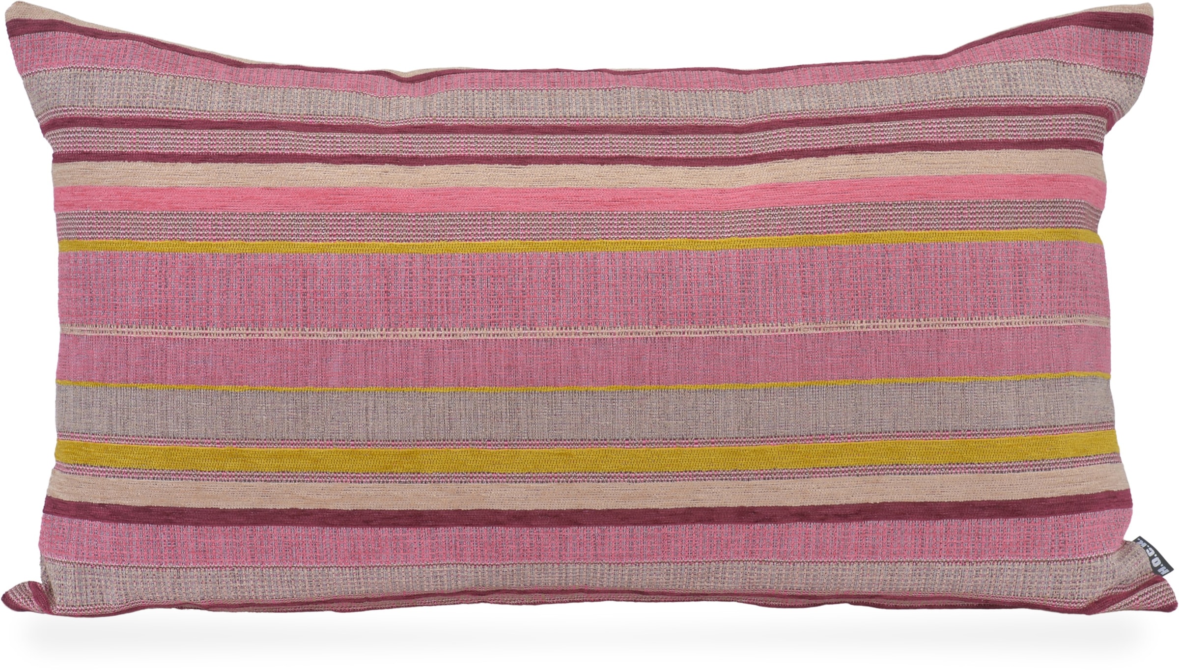 H.O.C.K. Dekokissen »Mary« Rückenkissen inkl. Füllung, 60x60cm, Dekokissen Streifen, pink