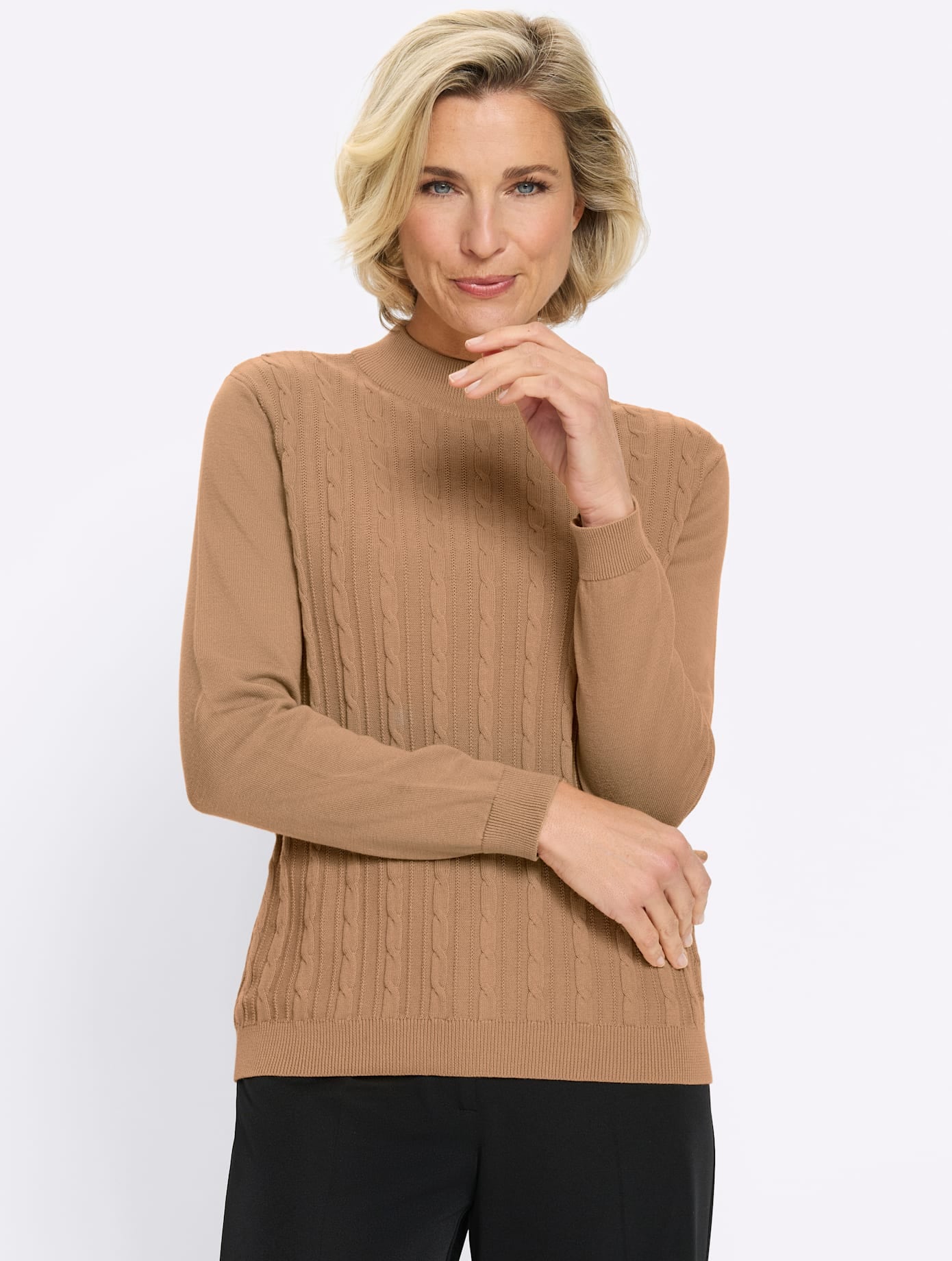 Classic Basics Stehkragenpullover »Pullover«