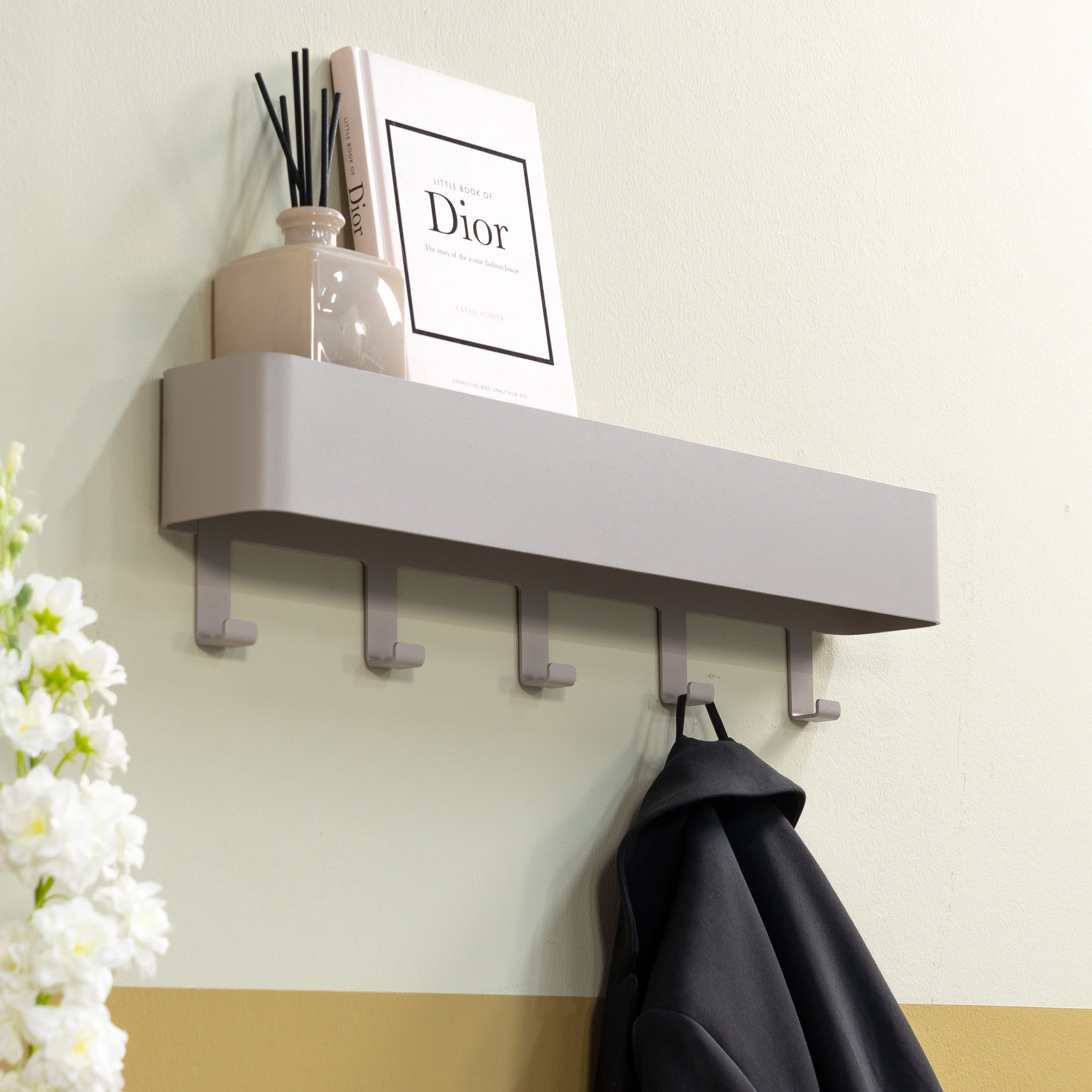 Spinder Design Garderobenhaken Metall, Breite 52 cm