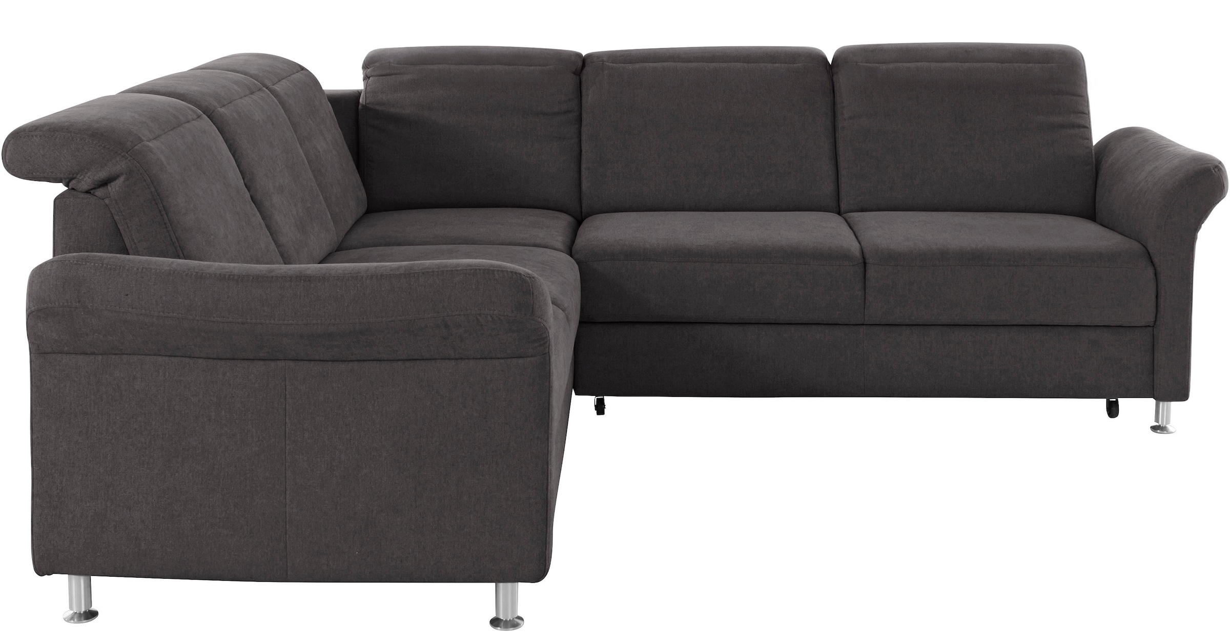 sit&more Ecksofa »Darwin L-Form« inklusive Federkern, wahlweise mit Kopfteilverstellung, Schlaffunktion