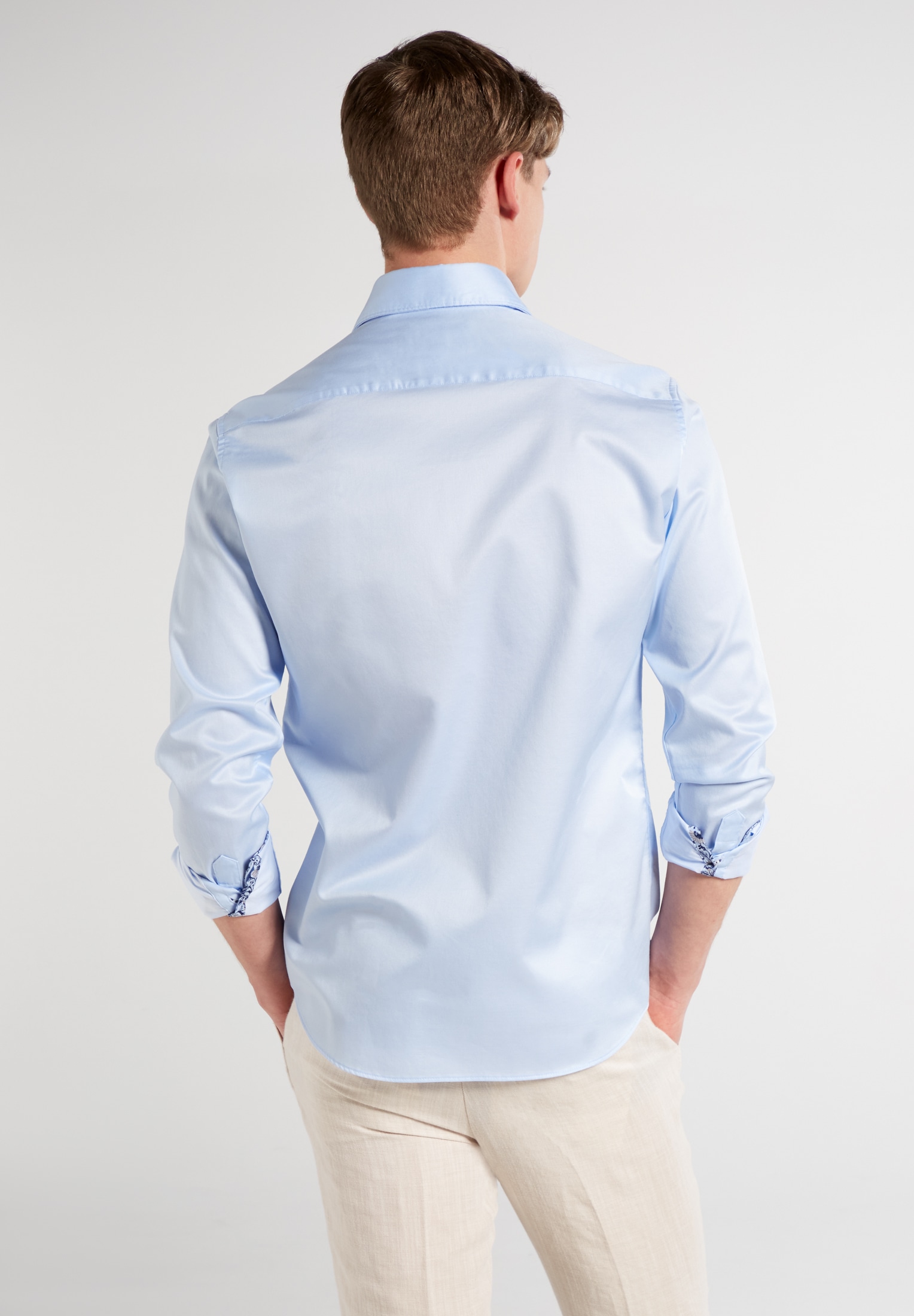 Eterna Langarmhemd »SLIM FIT« EASY IRON (bügelleicht)