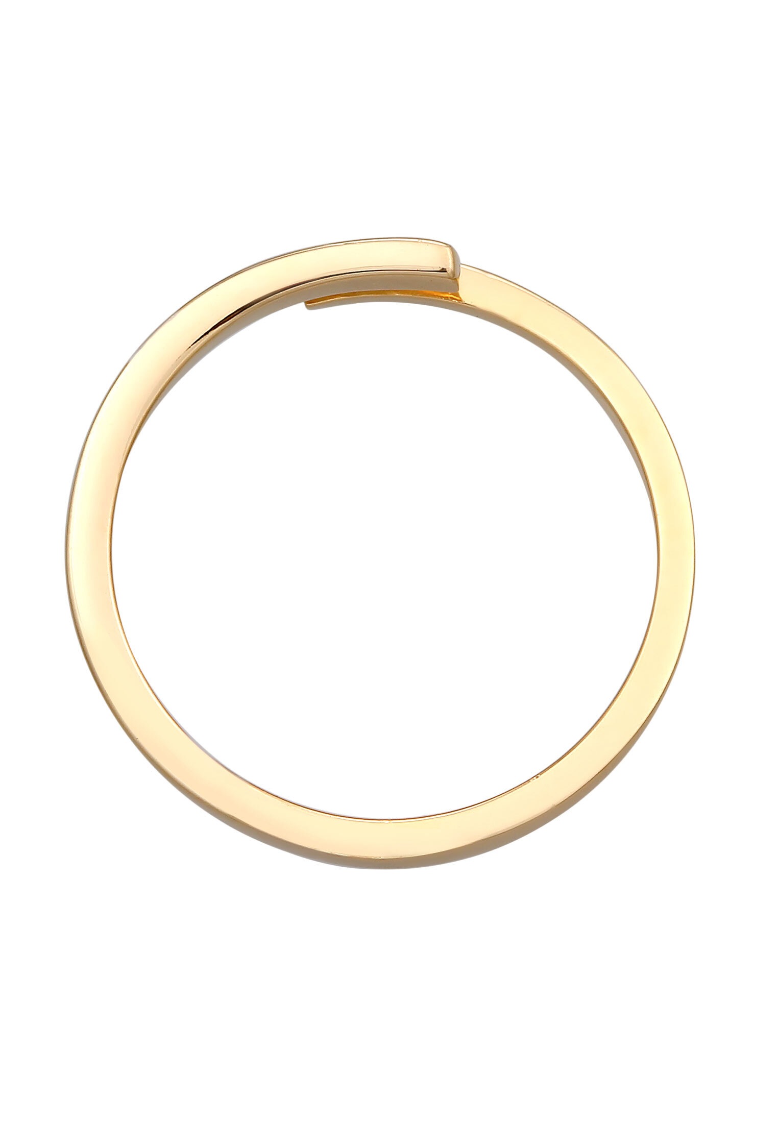 Elli Silberring »Ring Wickelring Offen Statement Geo 925 Silber«