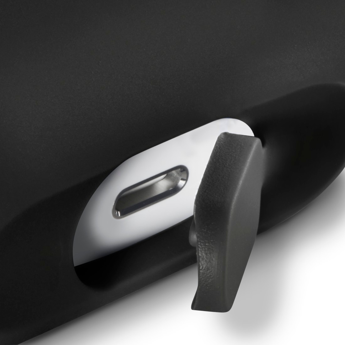 Hama Kopfhörer-Schutzhülle »Schutzhülle aus Silikon für das Ladecase AirPods 1. Generation«, Apple AirPods (1. Generation), Kratzfestes Sleeve, Ultra Slim, Wireless Charging kompatibel