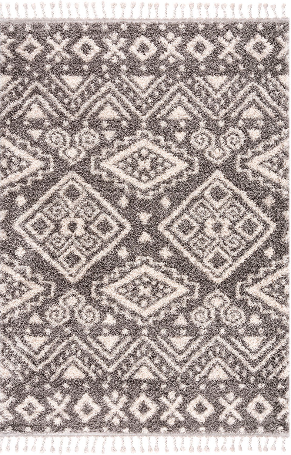 Carpet City Hochflor-Teppich »Pulpy 541«, rechteckig, 30 mm Höhe, besonders weich, mit Fransen, Ethno Look