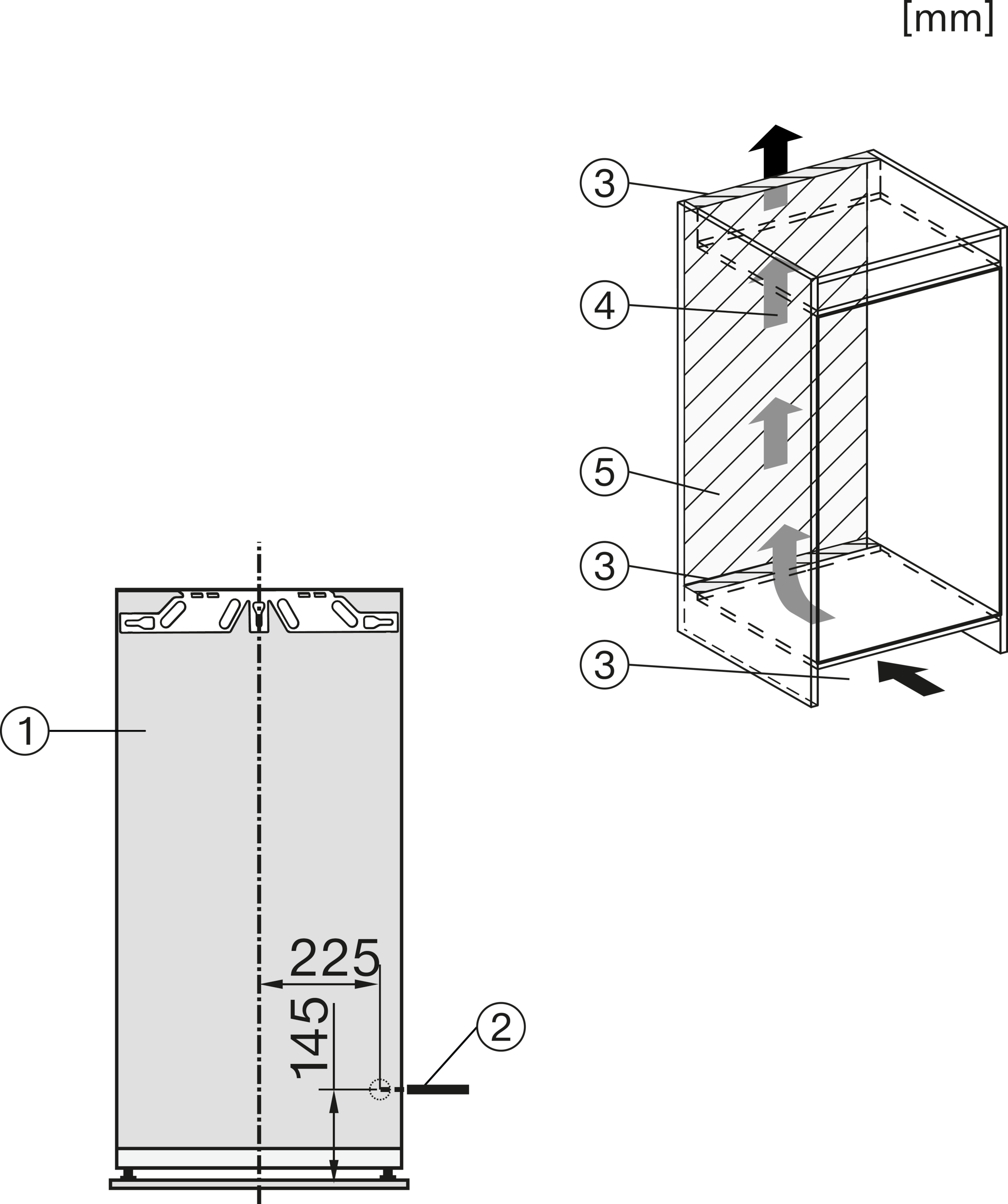 Miele Einbaukühlschrank »K 7377 B«