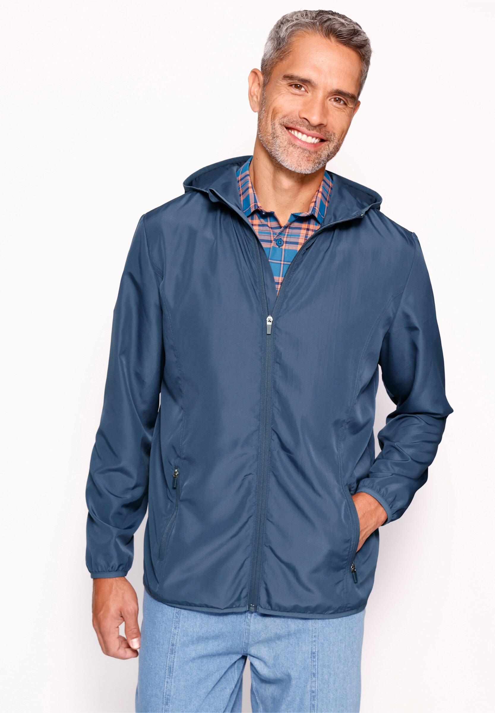 Sieh an! Regenjacke »Regenjacke Regenjacke mit Kapuze« mit Kapuze