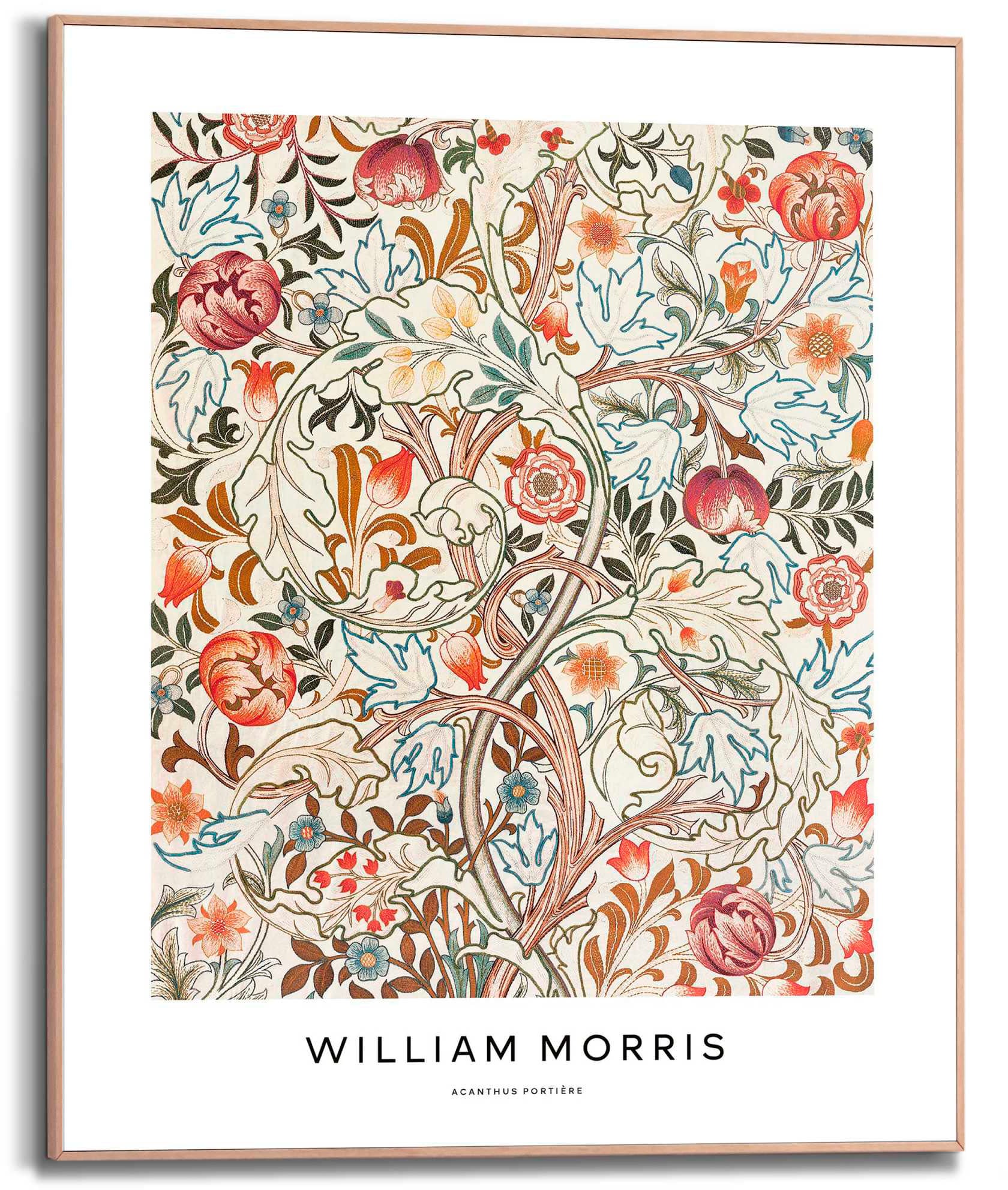 Bild mit Rahmen »Fantasy Art«, William Morris