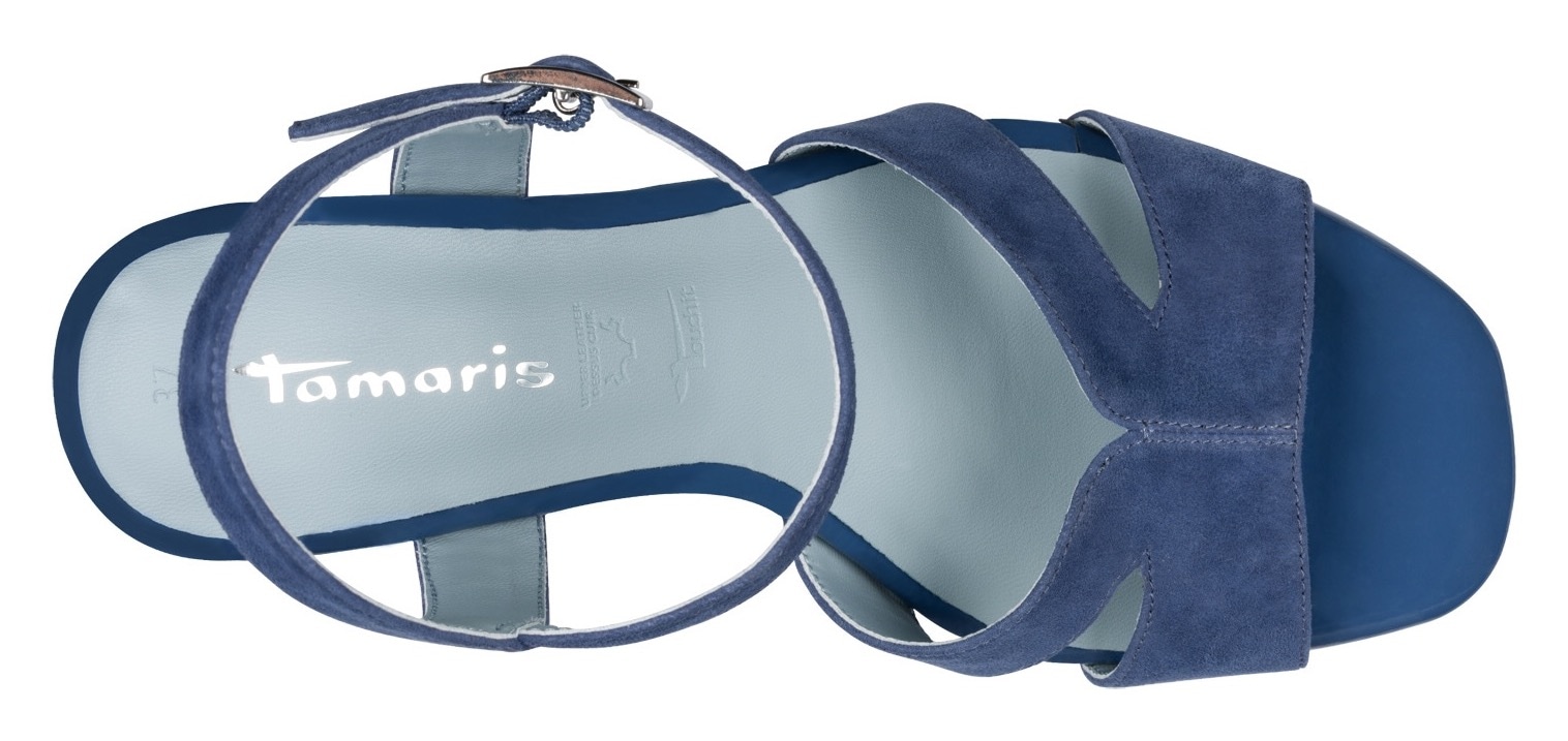 Tamaris High-Heel-Sandalette  Blockabsatz, Sommerschuh, Abendschuh, mit ANTIshokk-Absatz