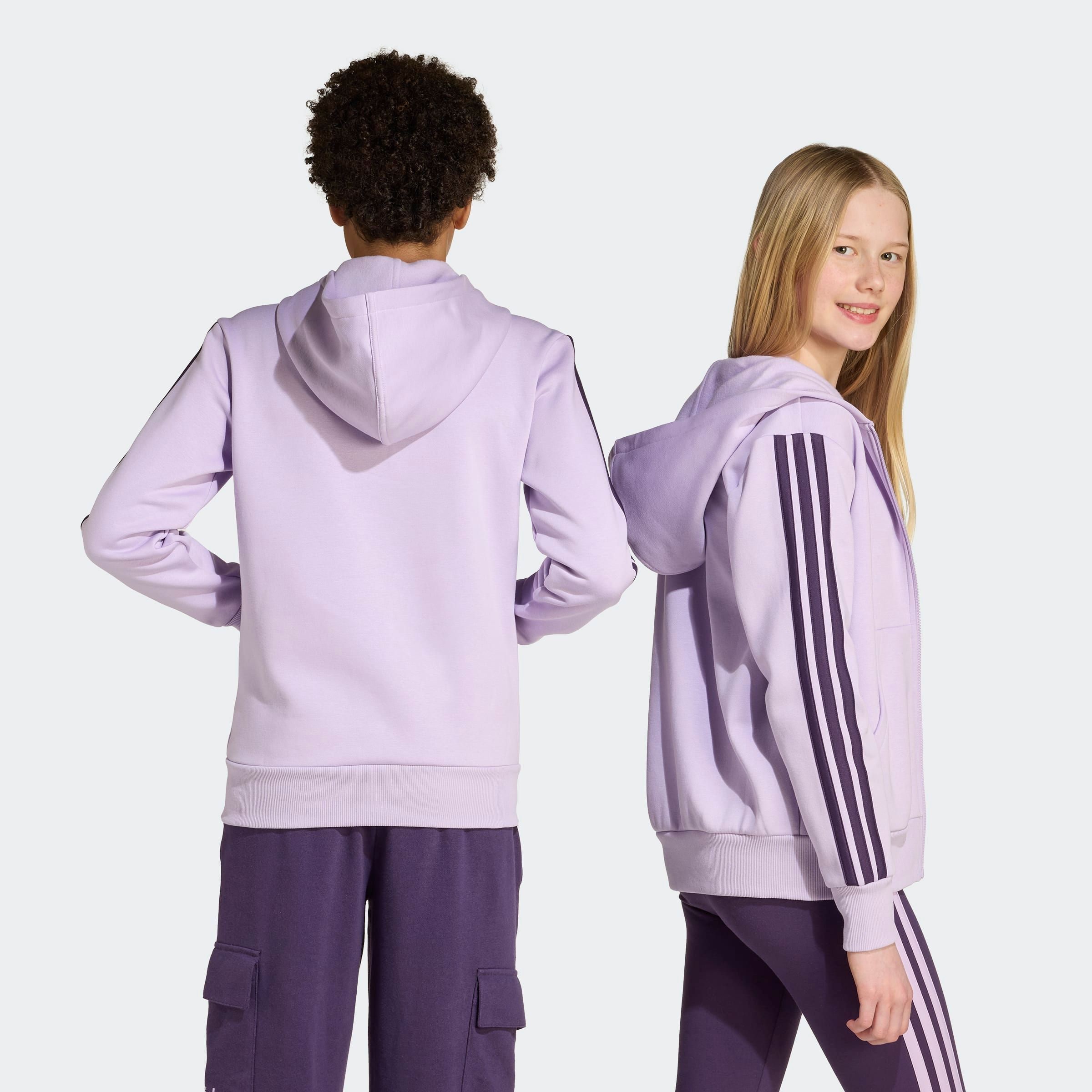 adidas Sportswear Kapuzensweatshirt »J 3S FL FZ HD«