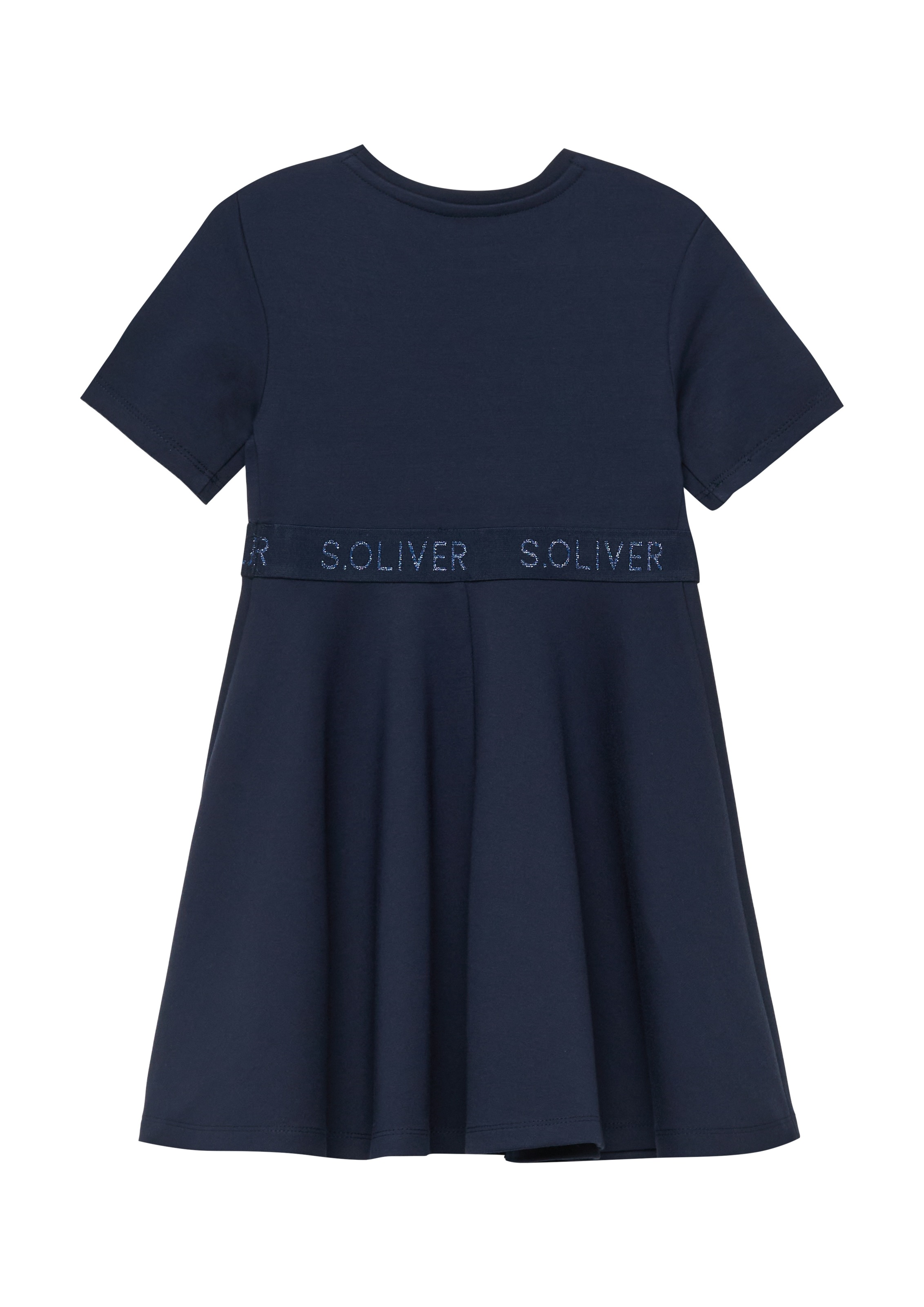 s.Oliver Junior Sommerkleid mit Logo-Glitzertape