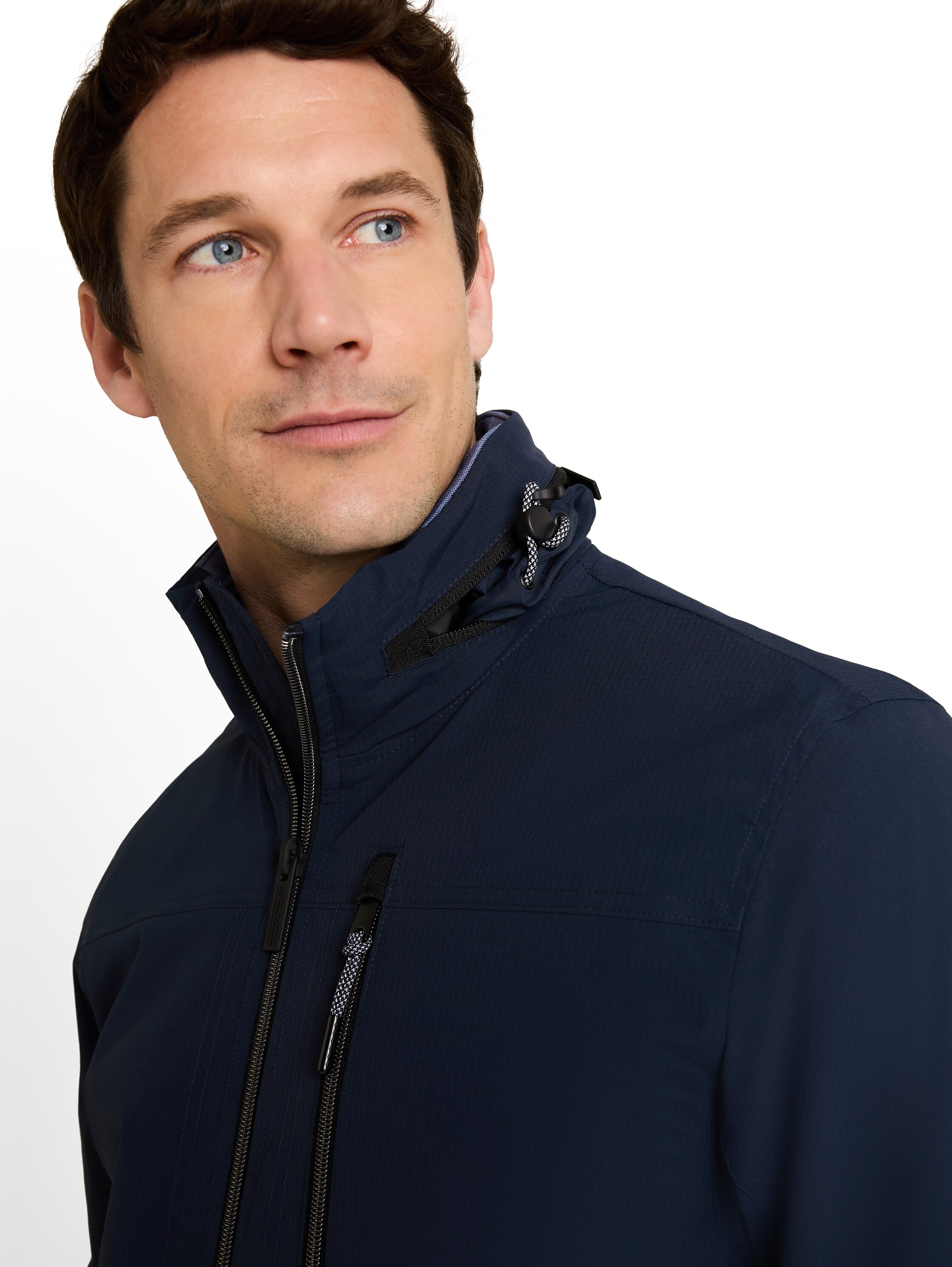 TOM TAILOR Blouson »Regular« mit Kapuze Sweatjacke mit Reißverschluss