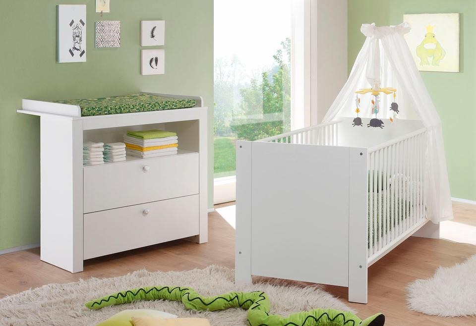 trendteam Babymöbel-Set »Olivia, Deal für begrenzte Zeit!«, (Spar-Set, 2 St., Bett, Wickelkommode), Bett + Wickelkommode