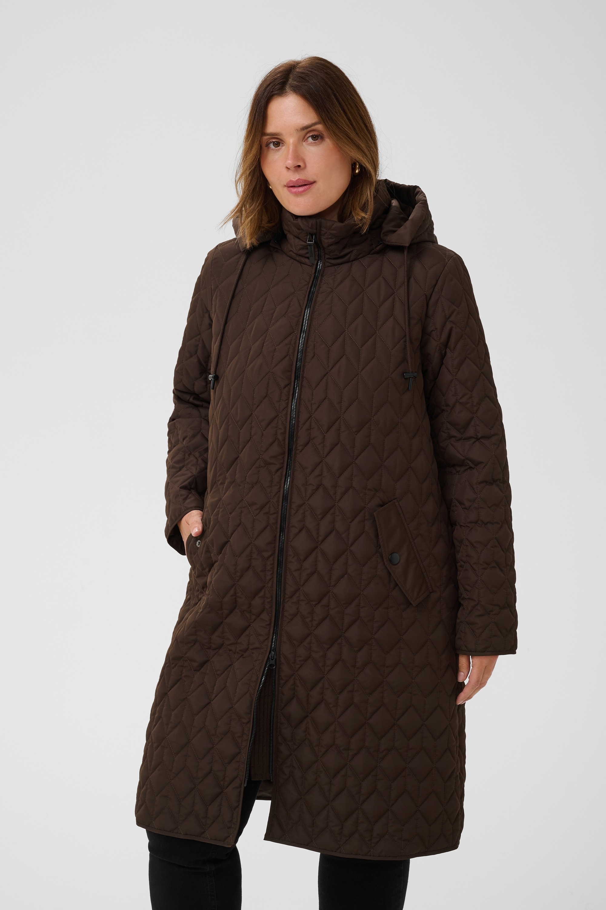 KAFFE Curve Wintermantel »Damen Jacke KCleina«
