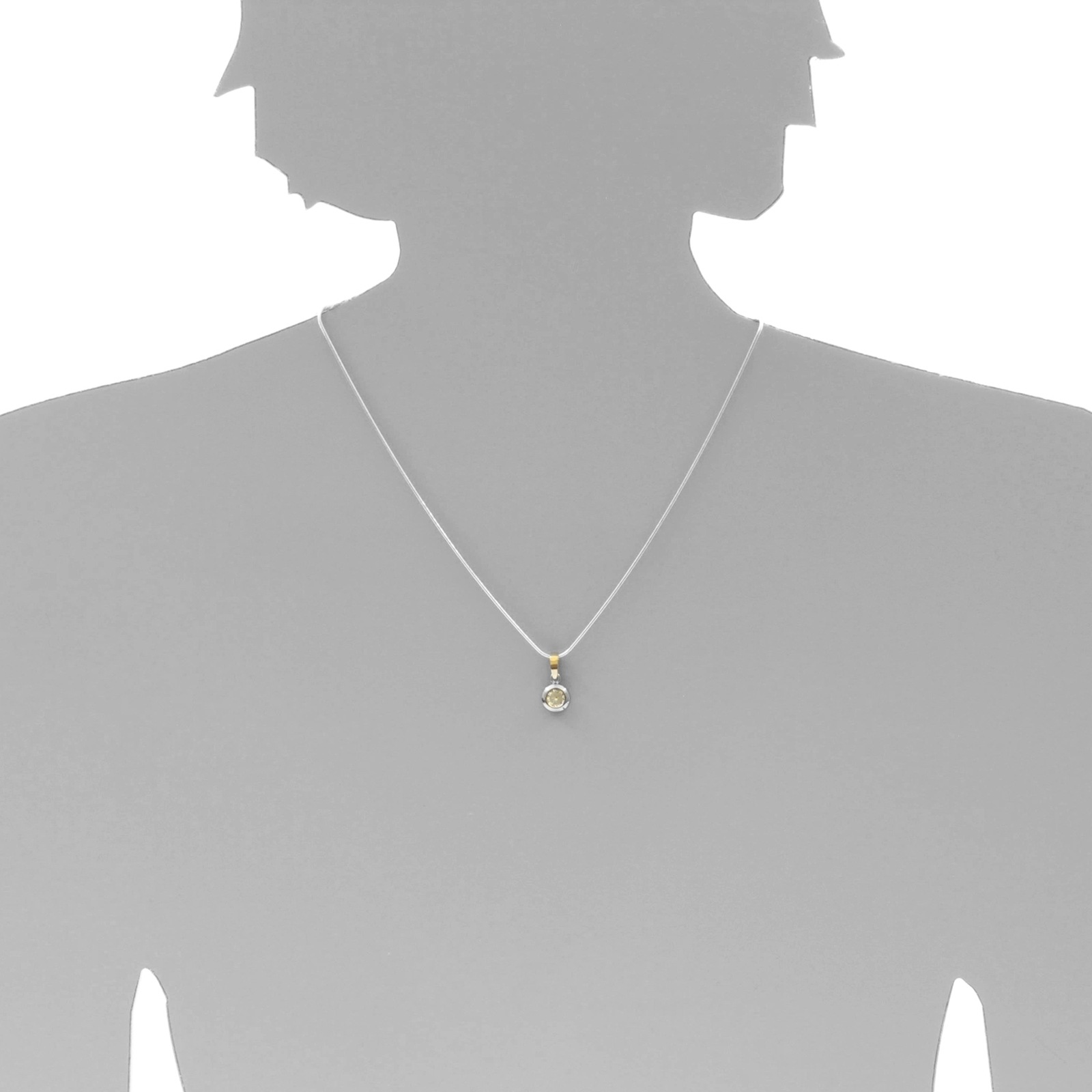 OSTSEE-SCHMUCK Kette mit Anhänger »- Sunny Exklusiv - Silber 925/000 & Gold 585/000 - Zirkonia«