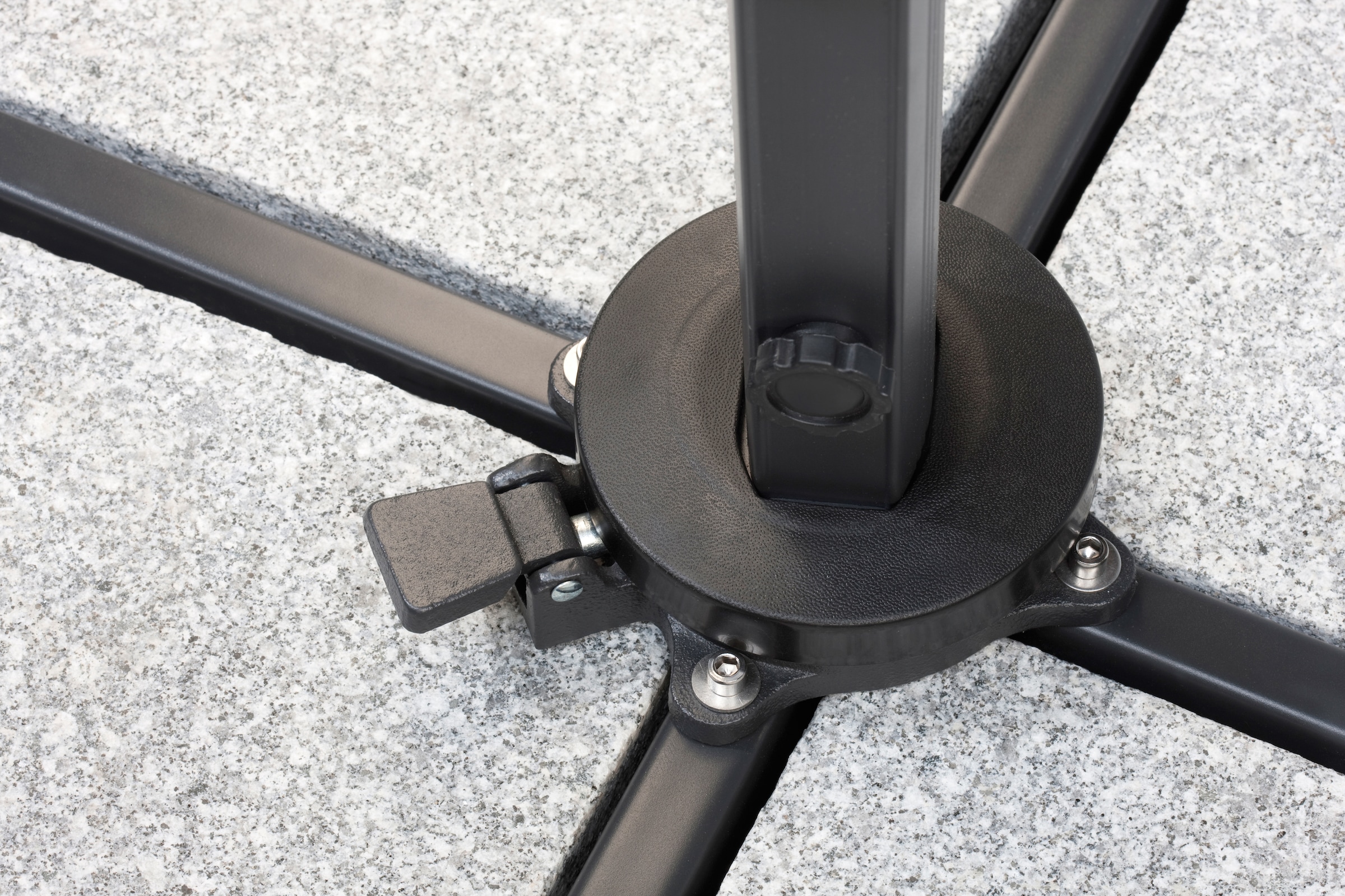 Schneider Schirme Ampelschirm »Rhodos«, mit Schutzhülle und Schirmständer, ohne Wegeplatten