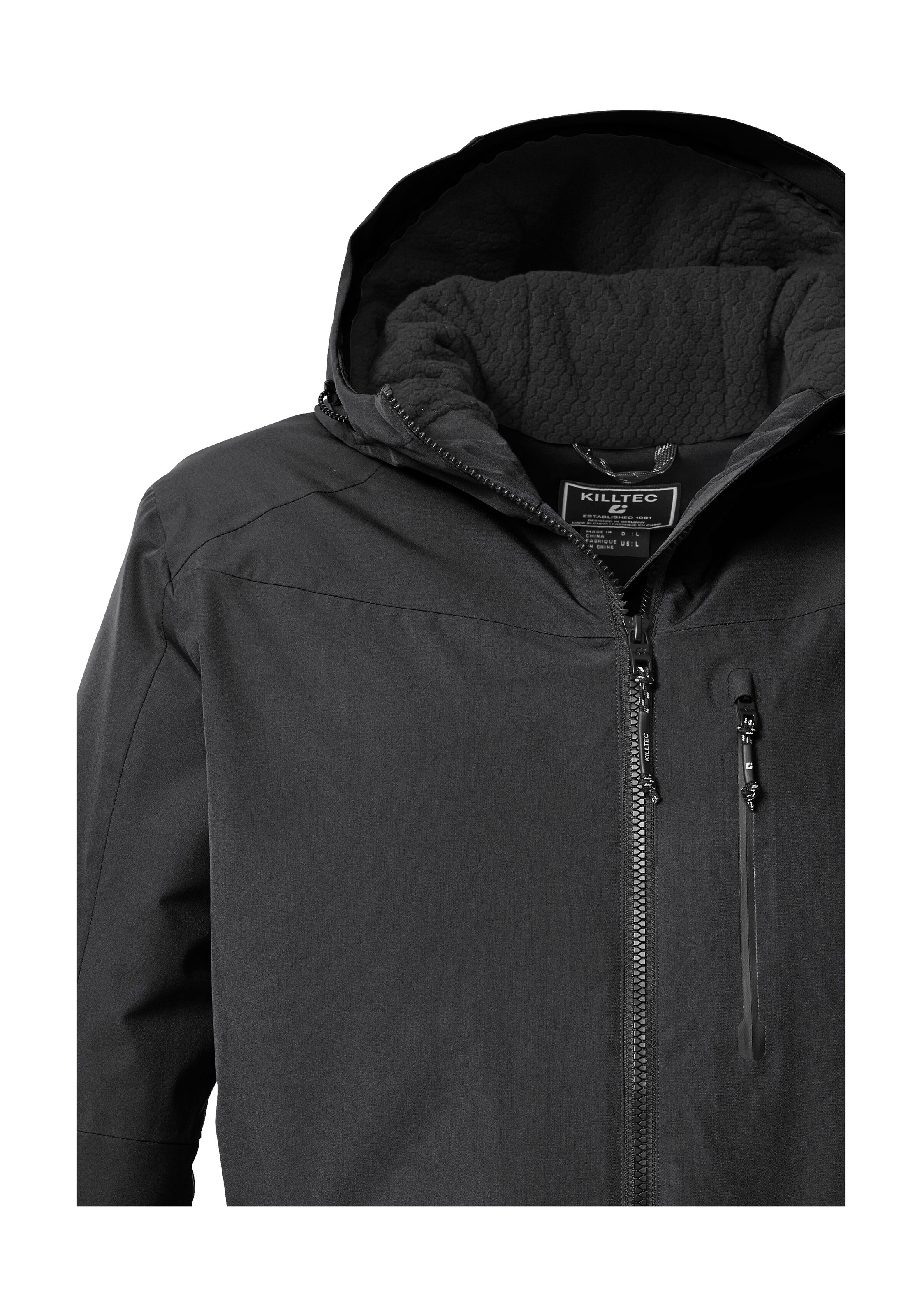 Killtec Funktionsjacke »KOW 81 MN JCKT« Wasser- und winddichte Herrenjacke mit verstellbarer Kapuze