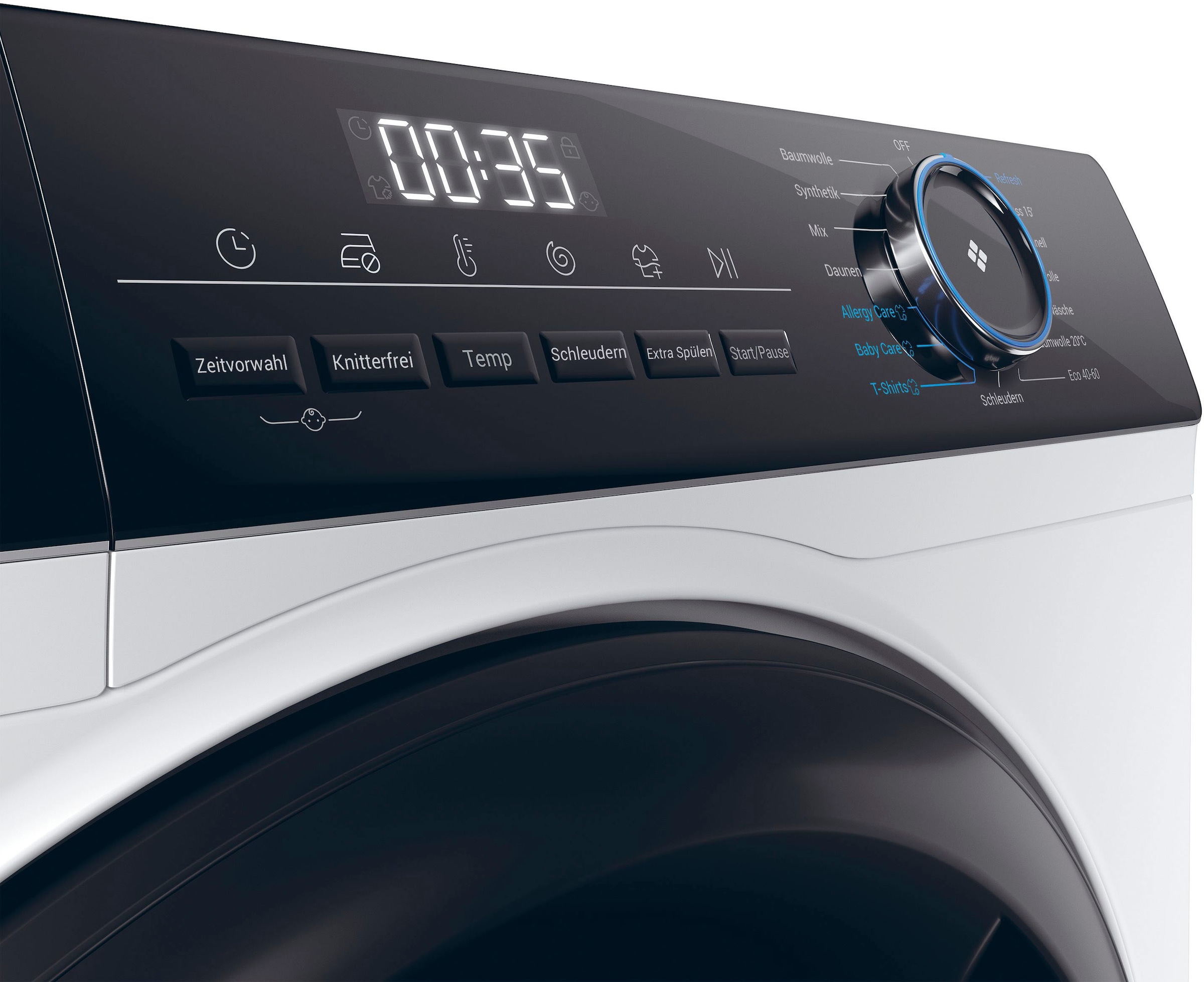 Haier Waschmaschine »HW90-B14939«, 9 kg, 1400 U/min, 9 kg, 1400 U/min, Flüsterleiser Motor, Antibakterielle Technologie