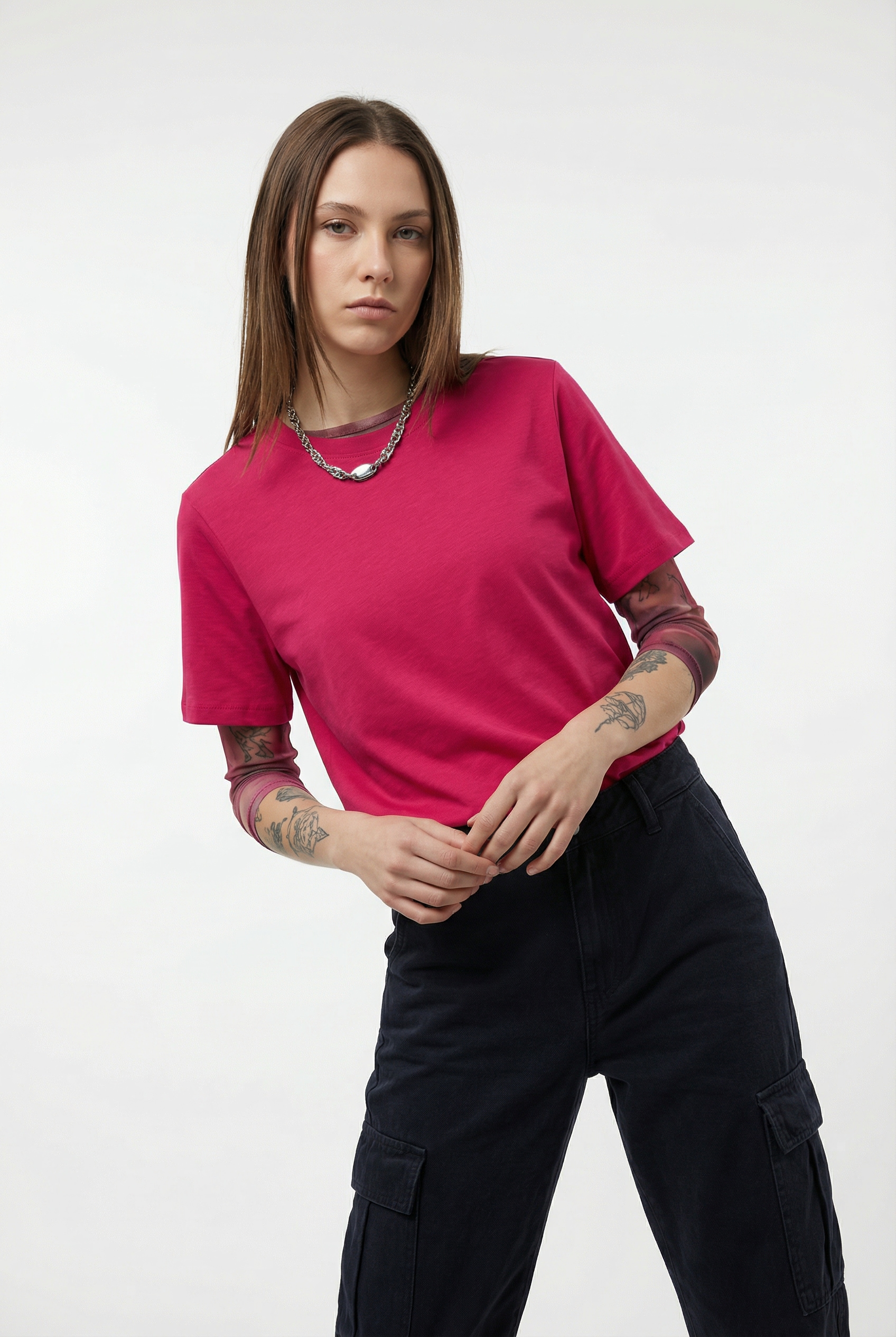 Vero Moda Kurzarmshirt »VMPAULINA SS T-SHIRT GA JRS NOOS« Baumwolle, regular fit