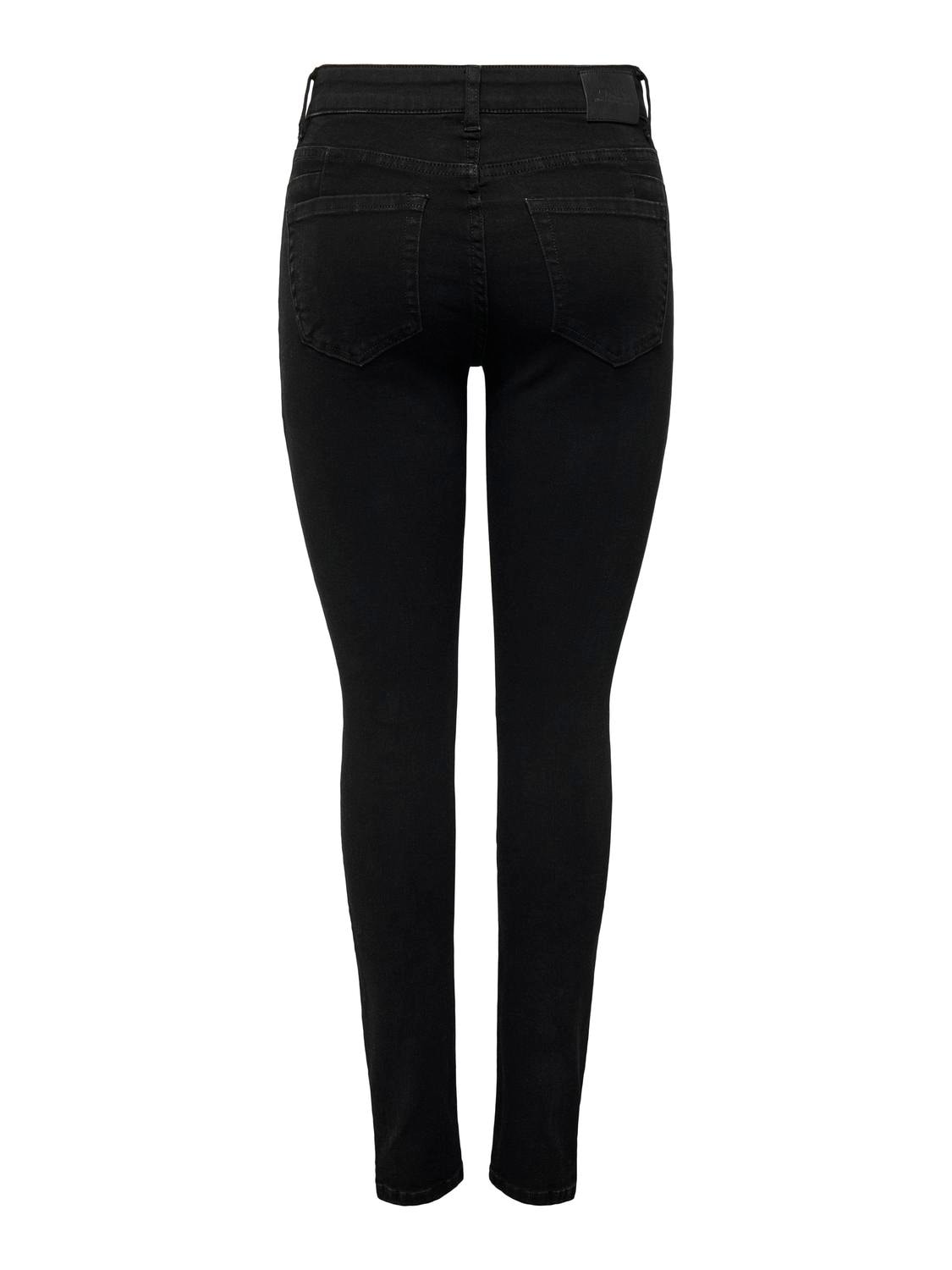 ONLY Skinny-fit-Jeans »ONLHUSH MID WAIST SK BIKER COIN DNM MAS«