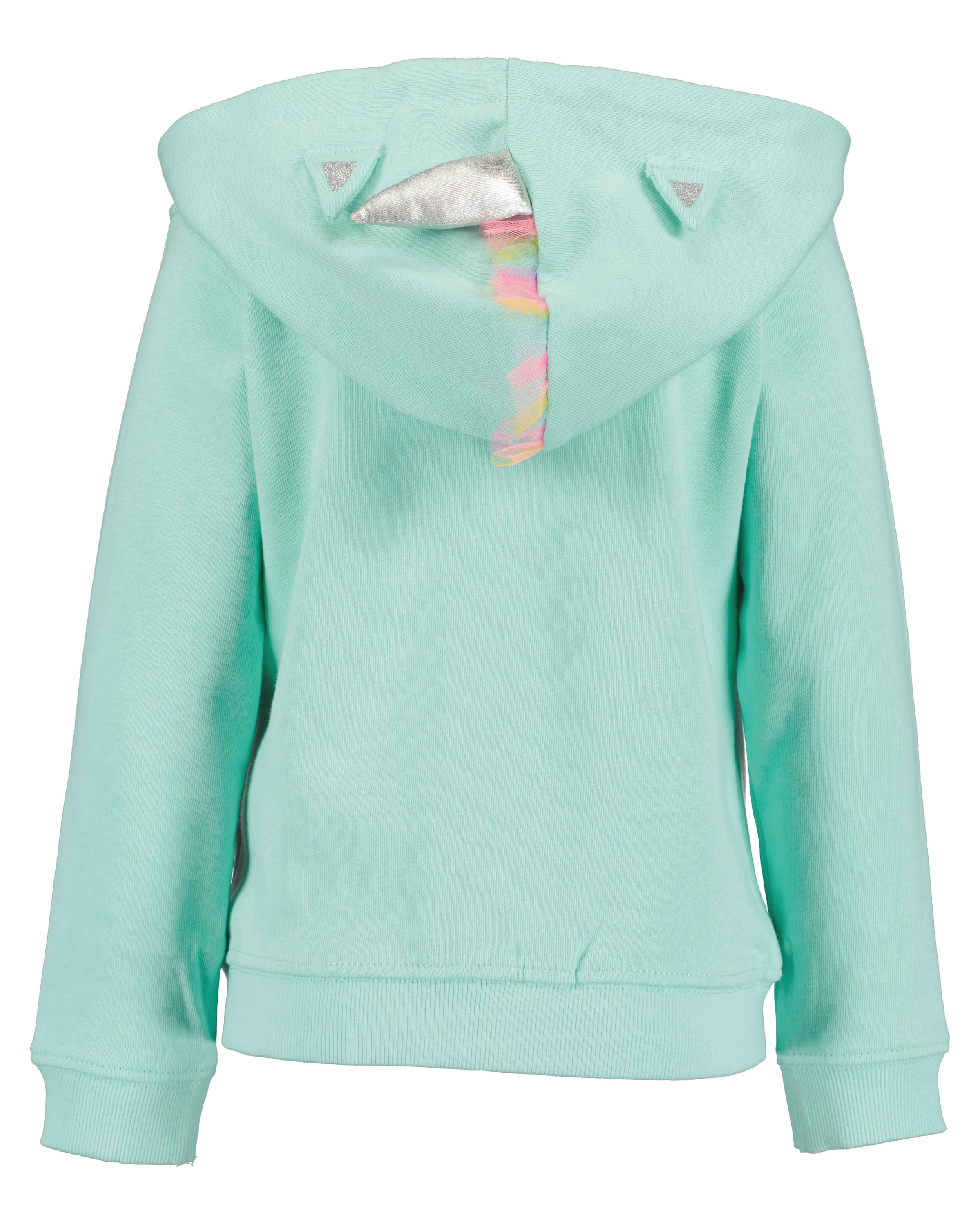 Blue Seven Kapuzensweatjacke, mit Kapuze im besonderen Einhorn-Look