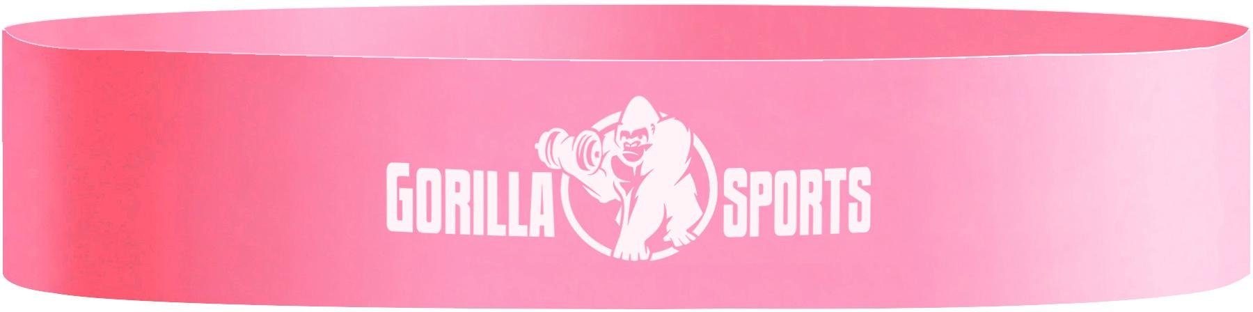 GORILLA SPORTS Trainingsband »Fitnessband Set mit 5 Bändern«, (Set, 5 St.)